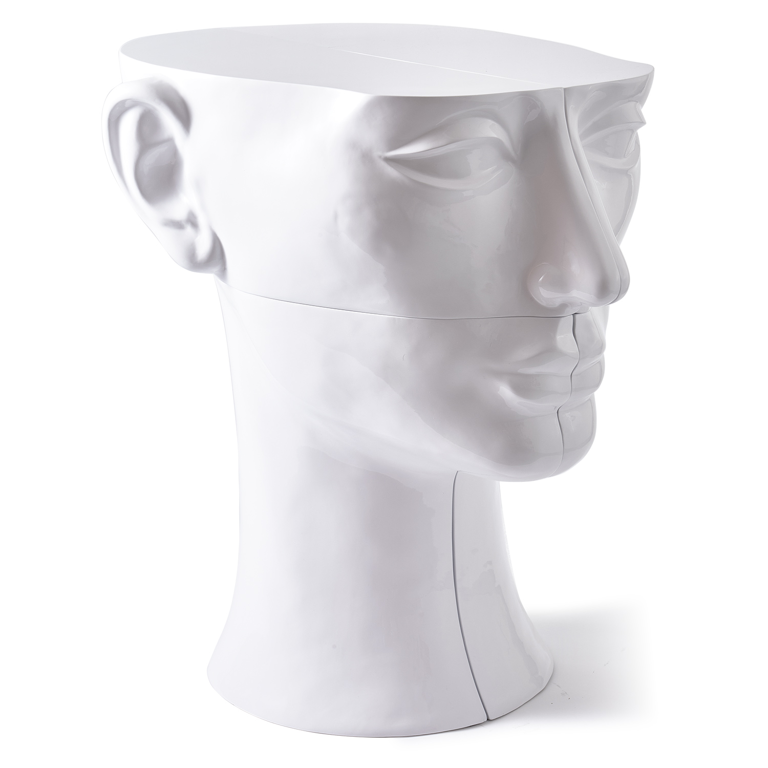 pols potten head beistelltisch weiss 101530