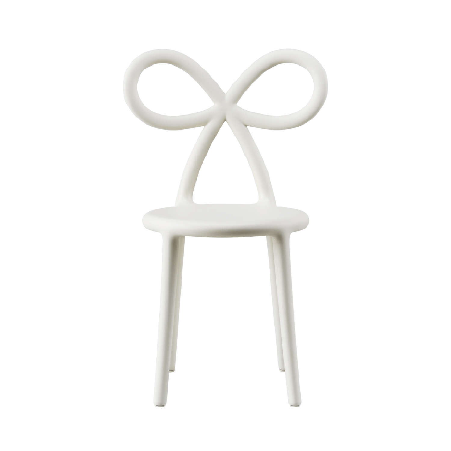 qeeboo ribbon stuhl baby weiss 97673