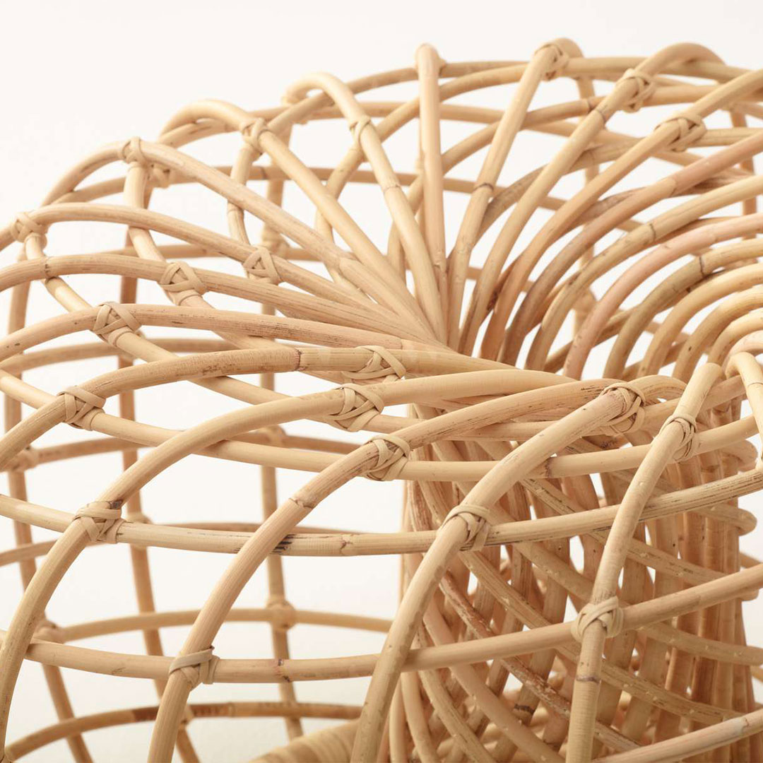 cane line nest hocker handgefertigt rattan 67092