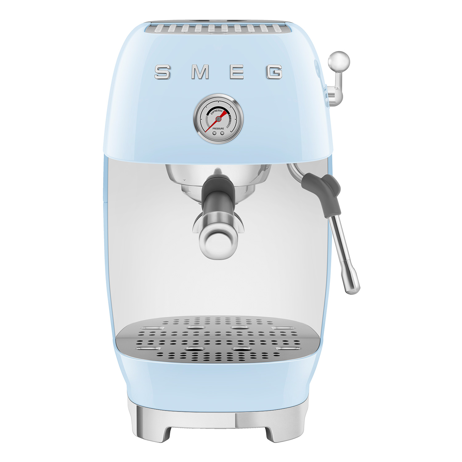 SMEG - Premium-Siebträger-Espressomaschine ECF03 pastellblau