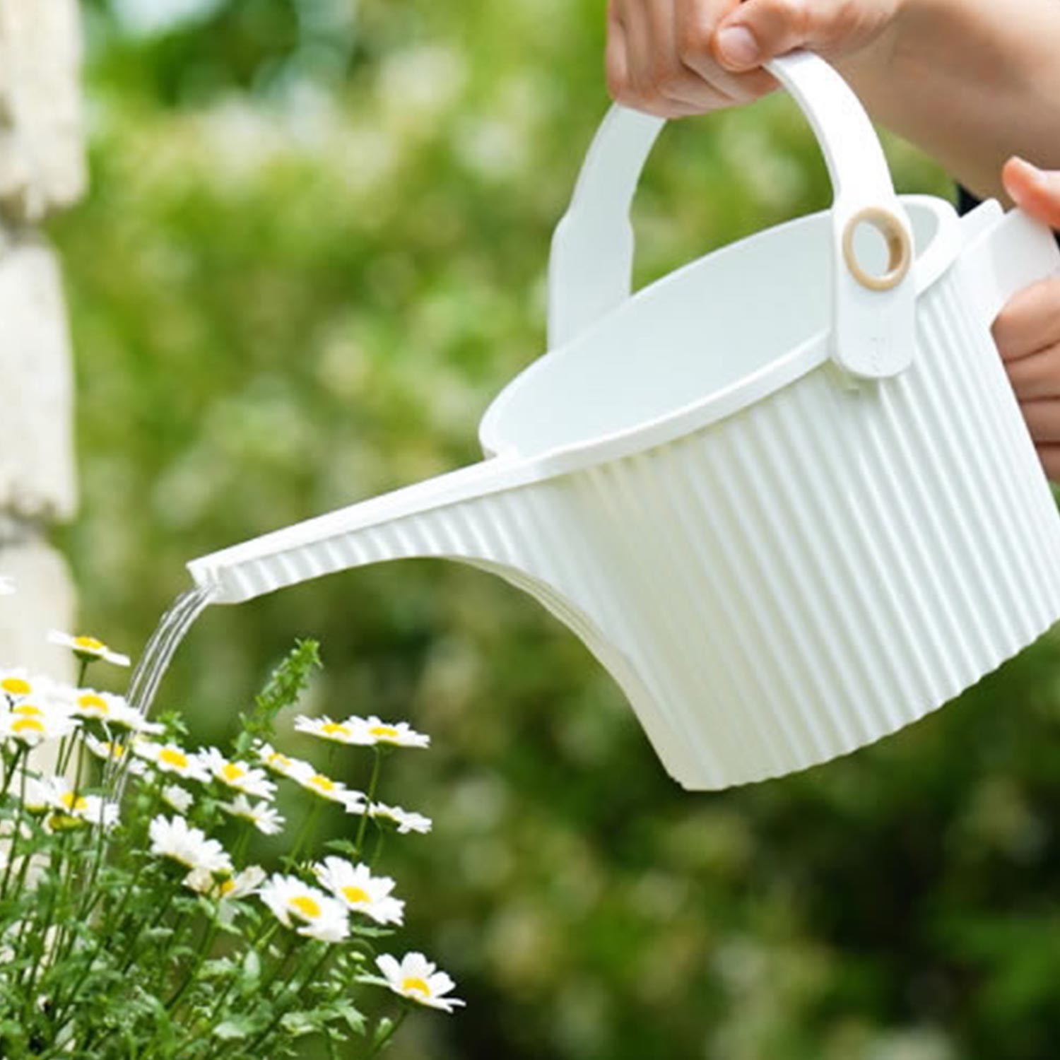 Hachiman - Garden Beetle Gießkanne 5 Liter weiß