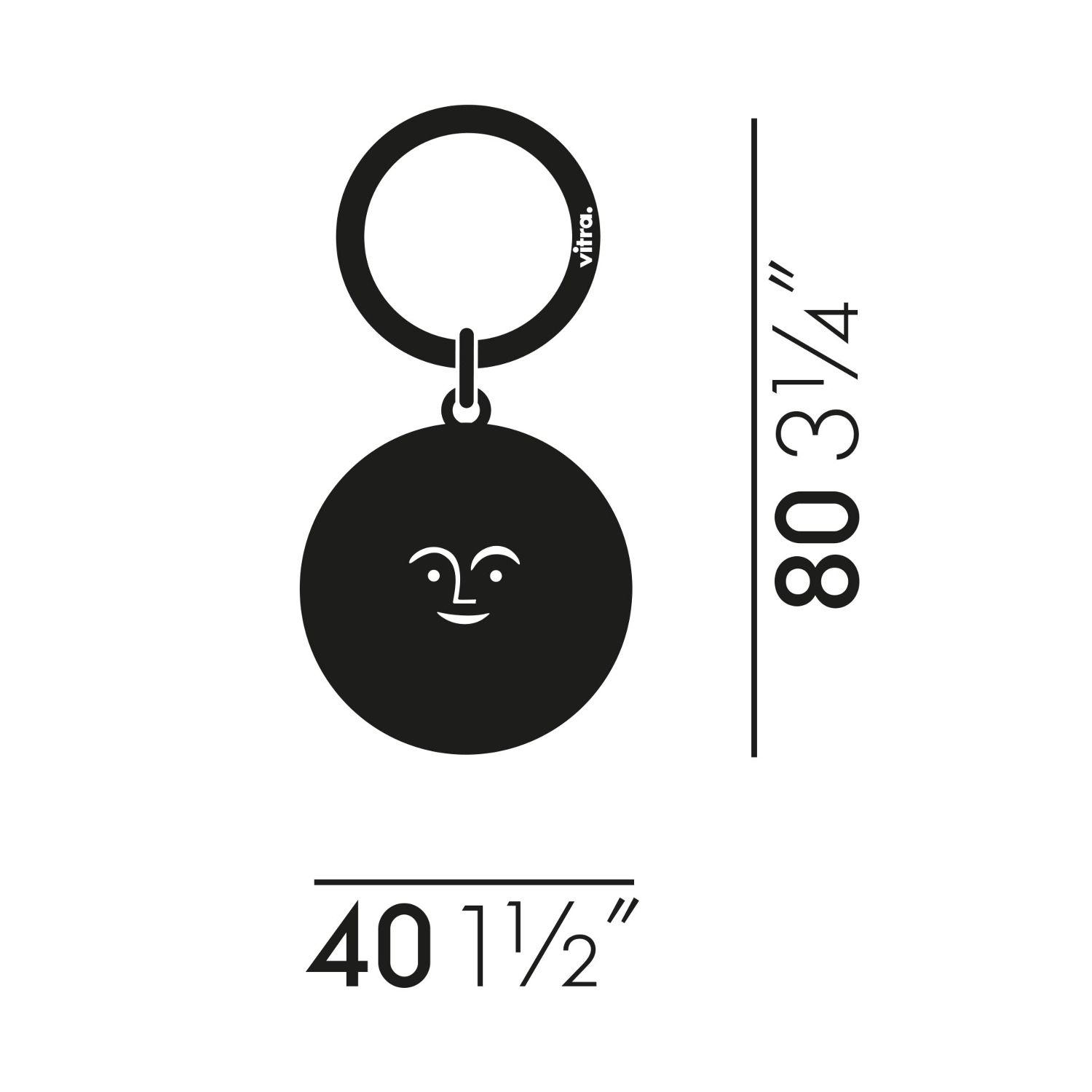 Vitra - Key Ring Sun Schlüsselanhänger