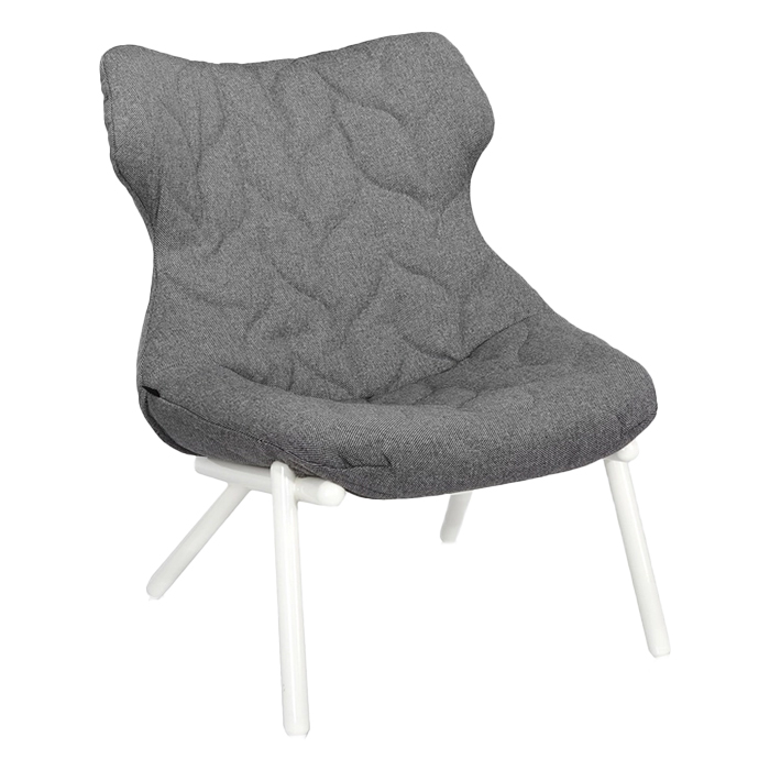 kartell foliage weiss trevira grau KAR06086BC 102478