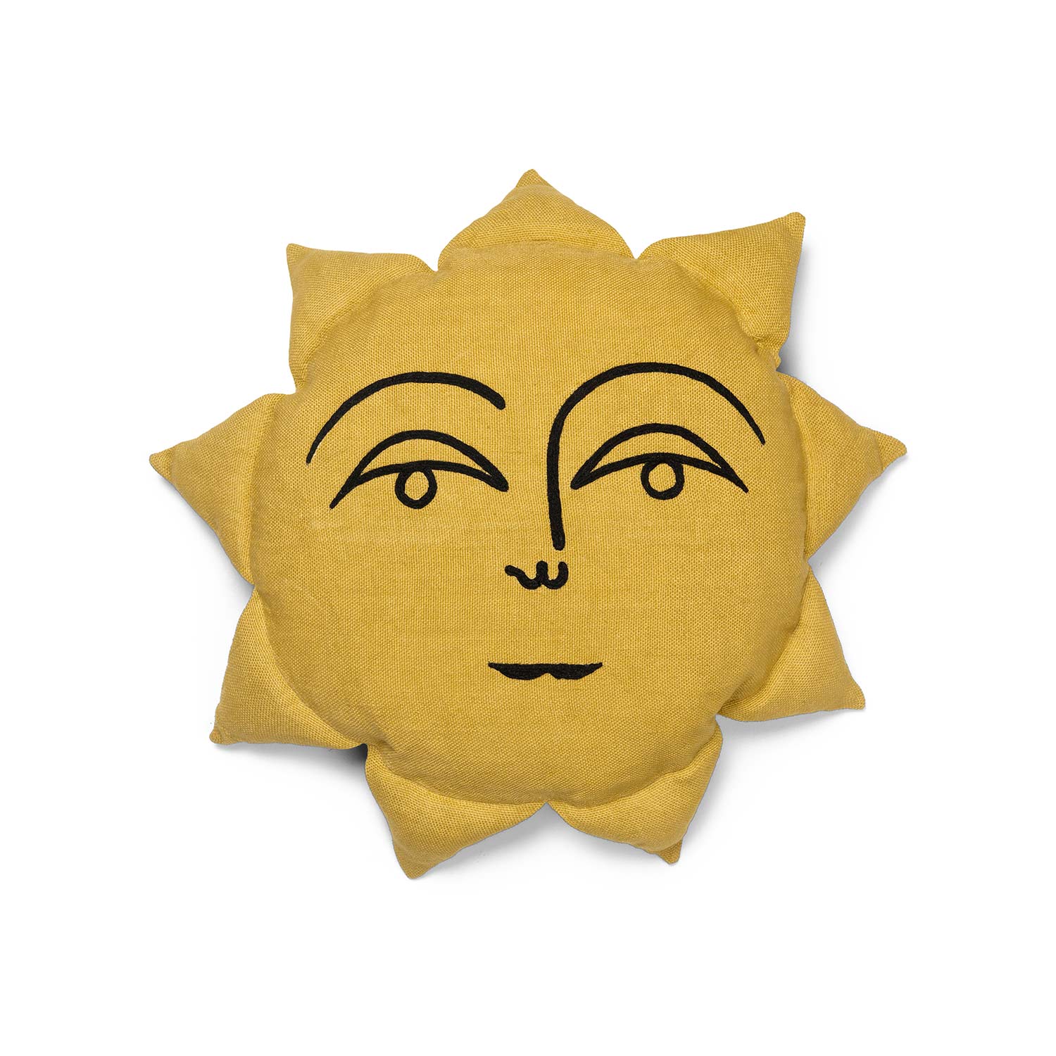 ferm living sun kissen yellow 81643