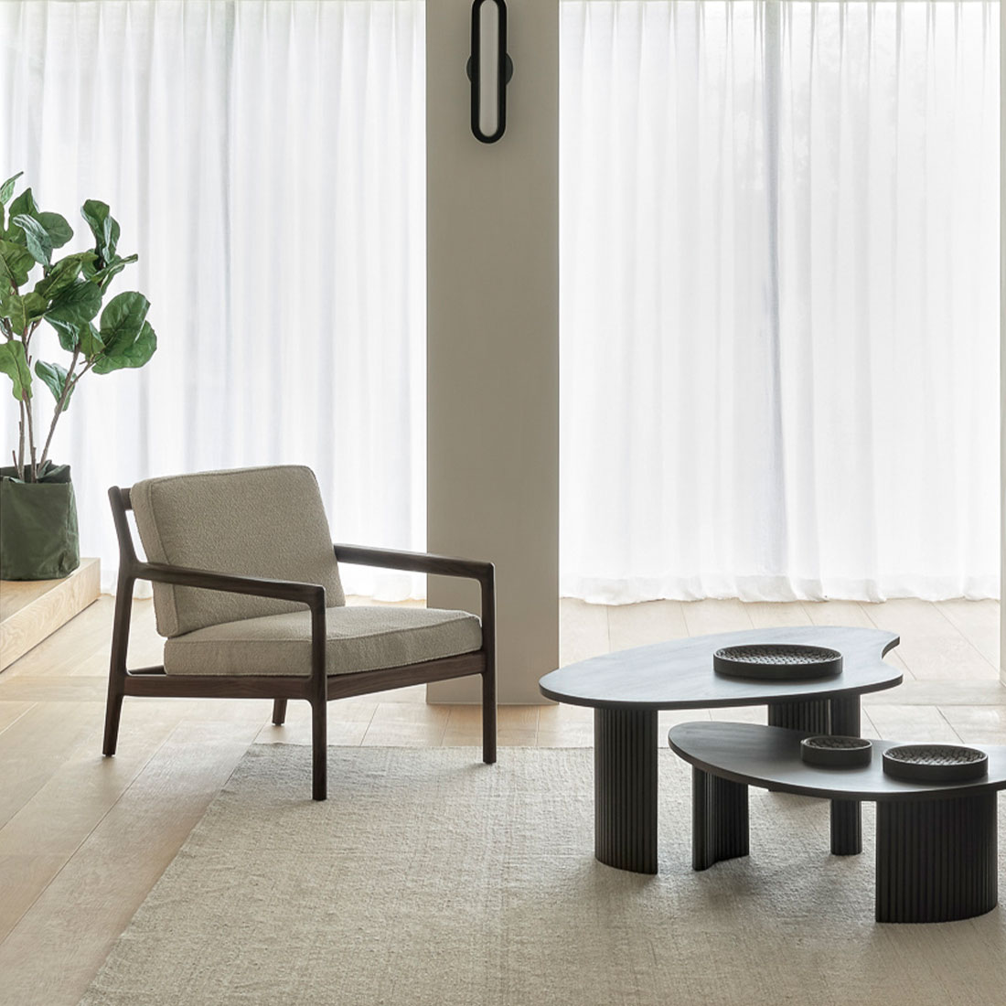 boomerang couchtisch ambiente ethnicraft mahagonie 88817