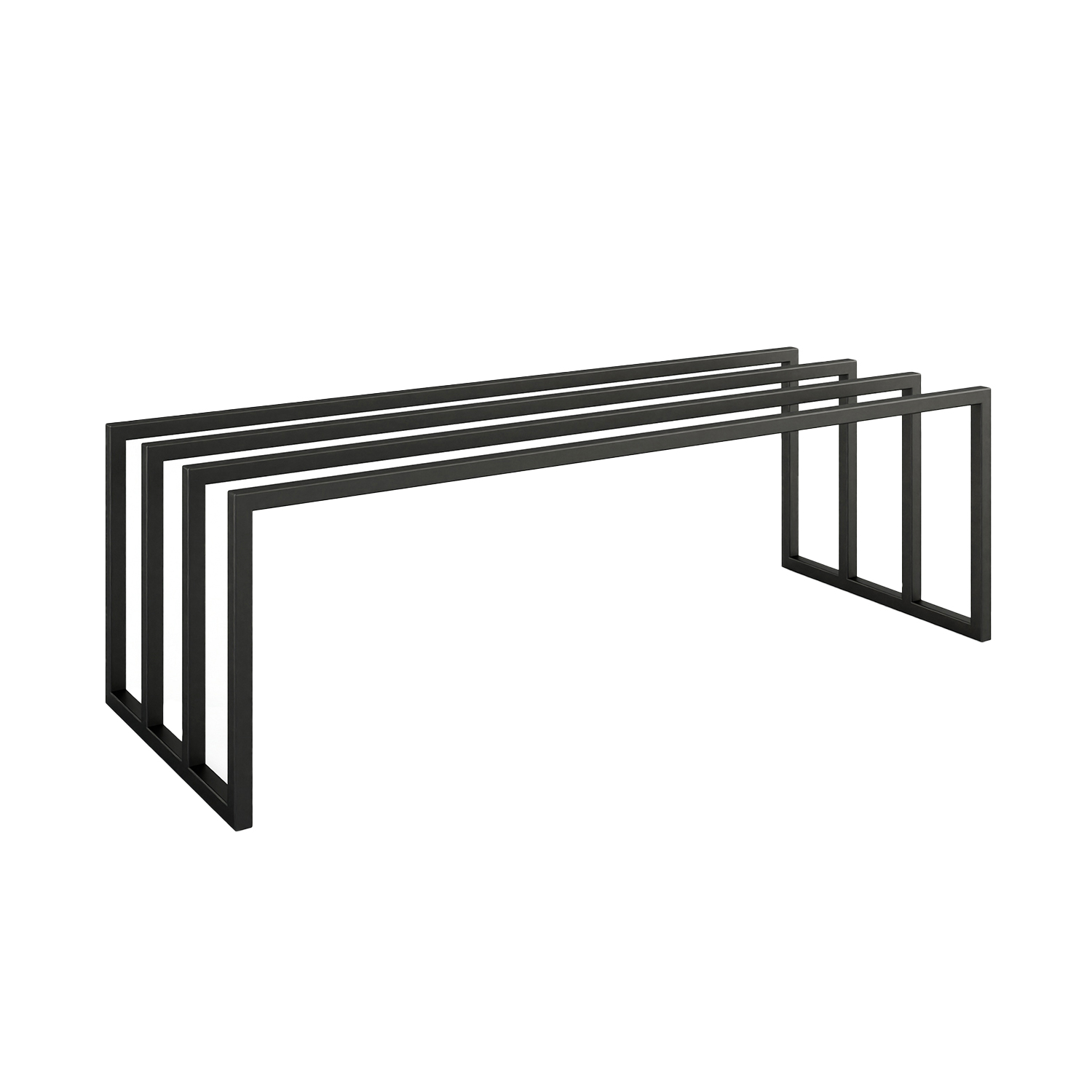 metallbude bovi schuhregal schwarz 96740