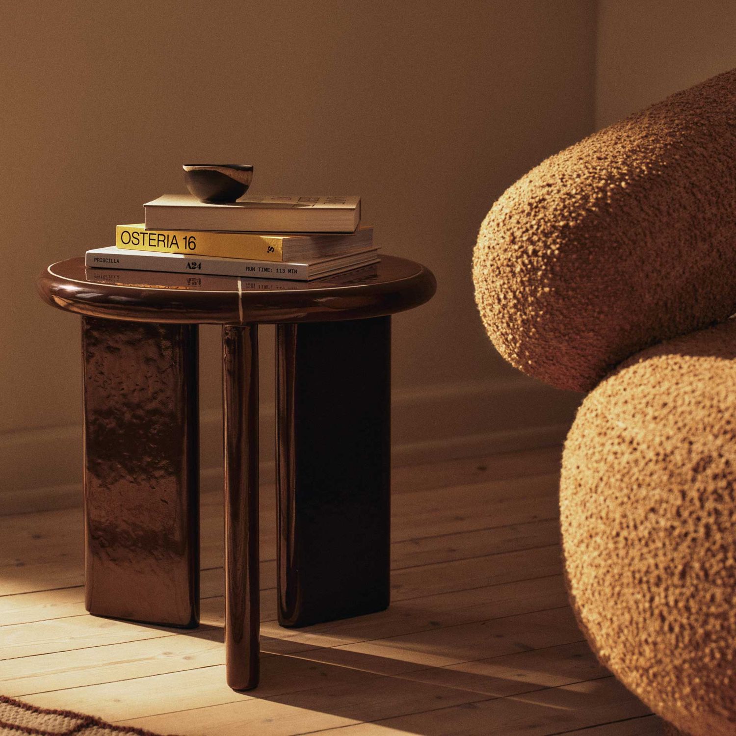 Ferm Living - Deya Beistelltisch 47 cm chestnut brown