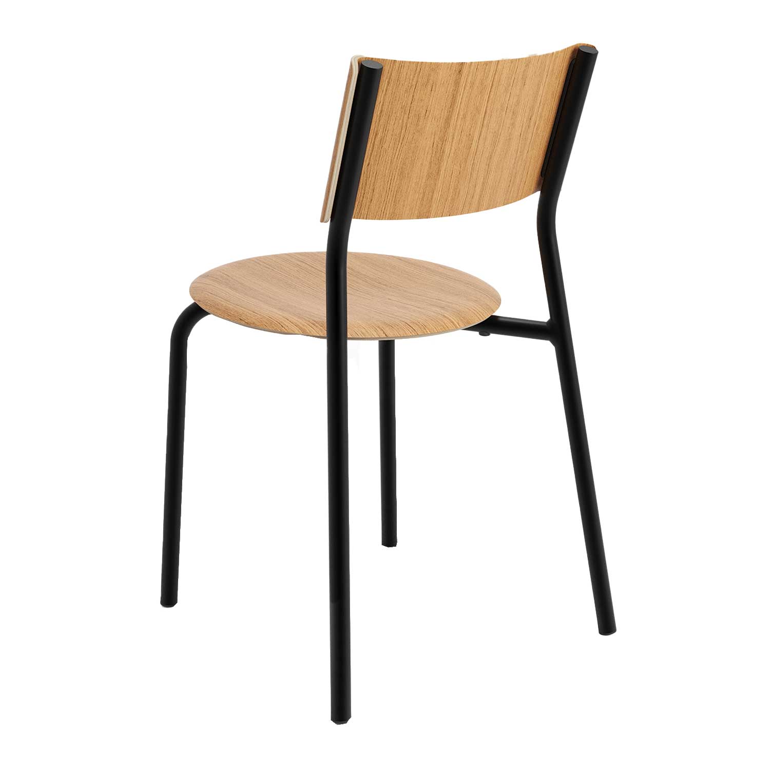 Tiptoe - SSD Stuhl öko-zertifiziert graphitschwarz/Eiche