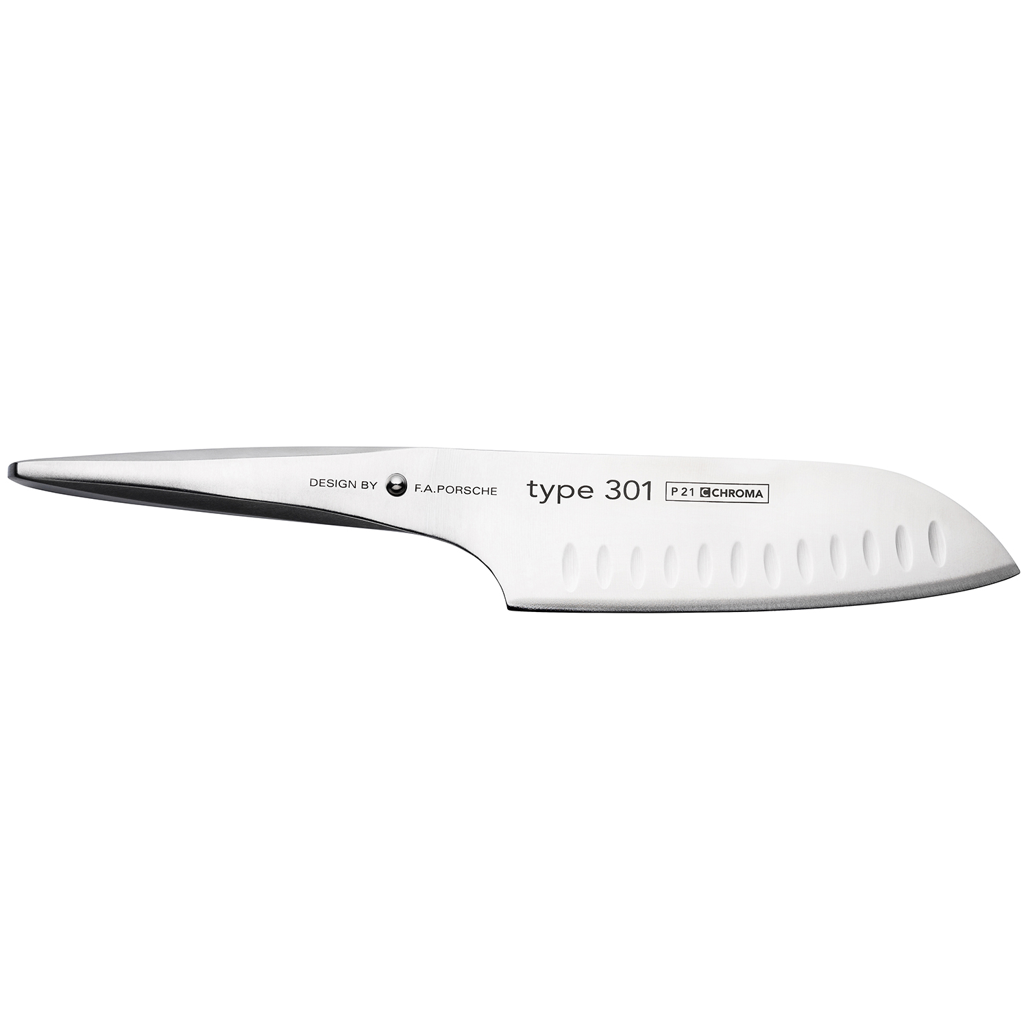 Chroma type301 Santoku Kullenschliff P 21 01