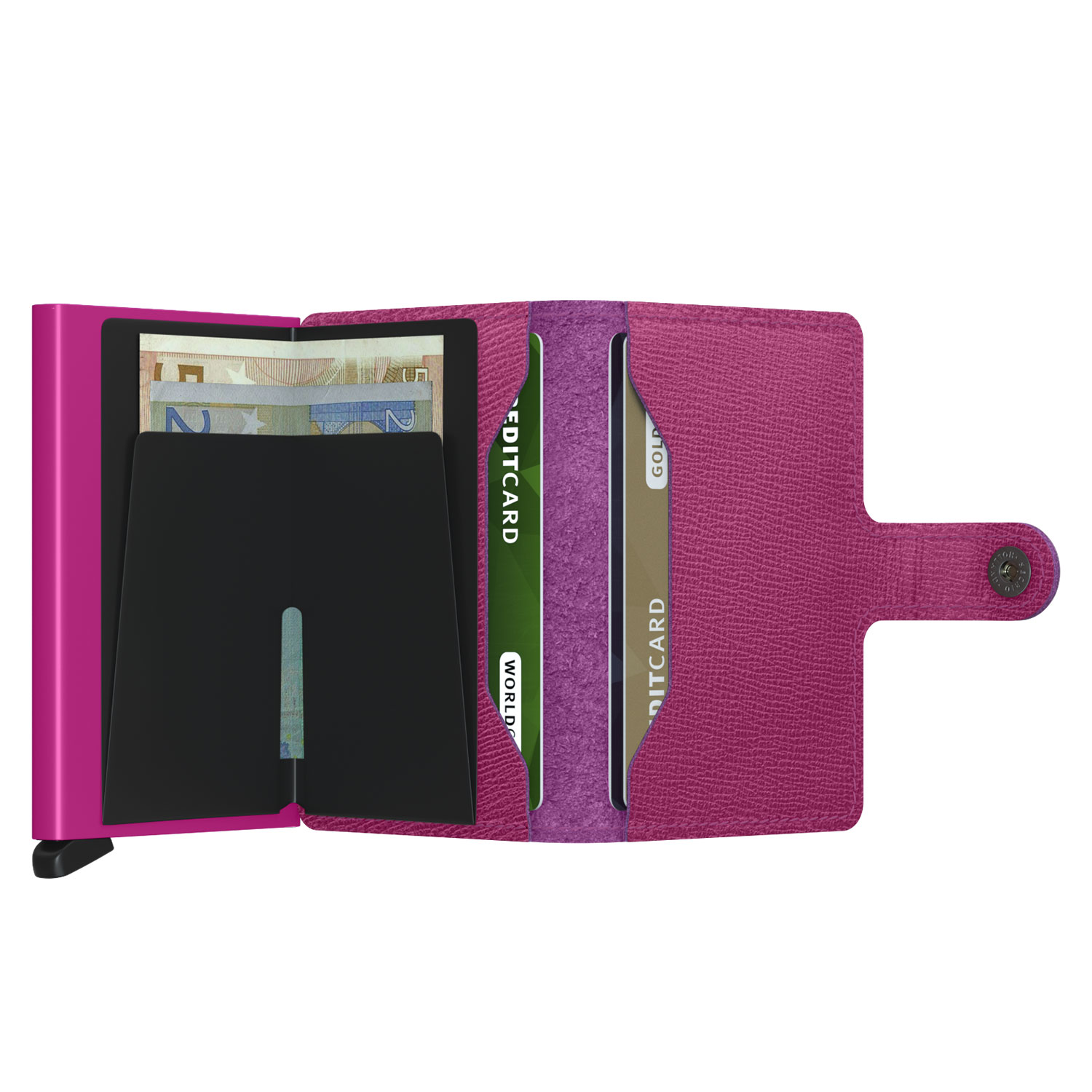 secrid miniwallet crisple fuchsia offen 83638