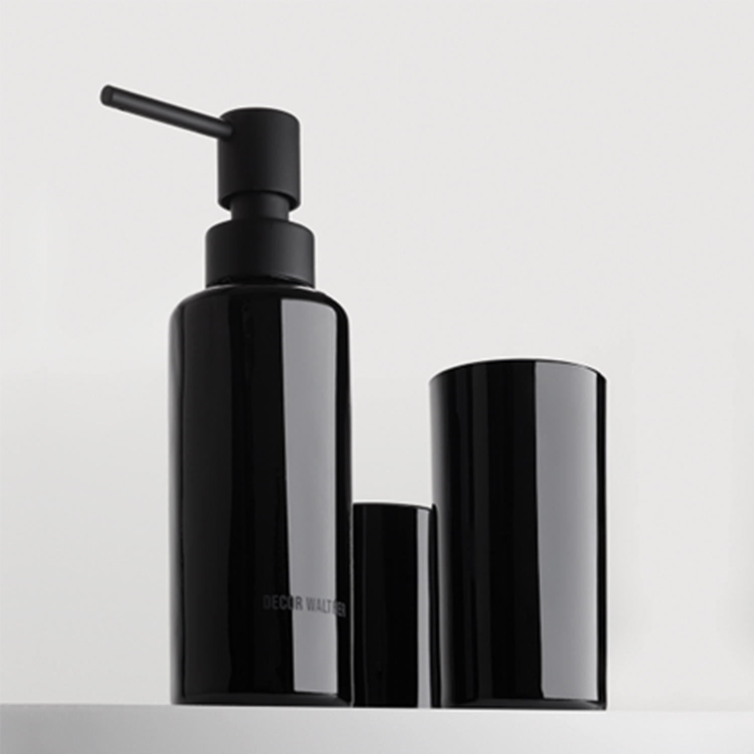 decor walther pop uop glas set schwarz 87627