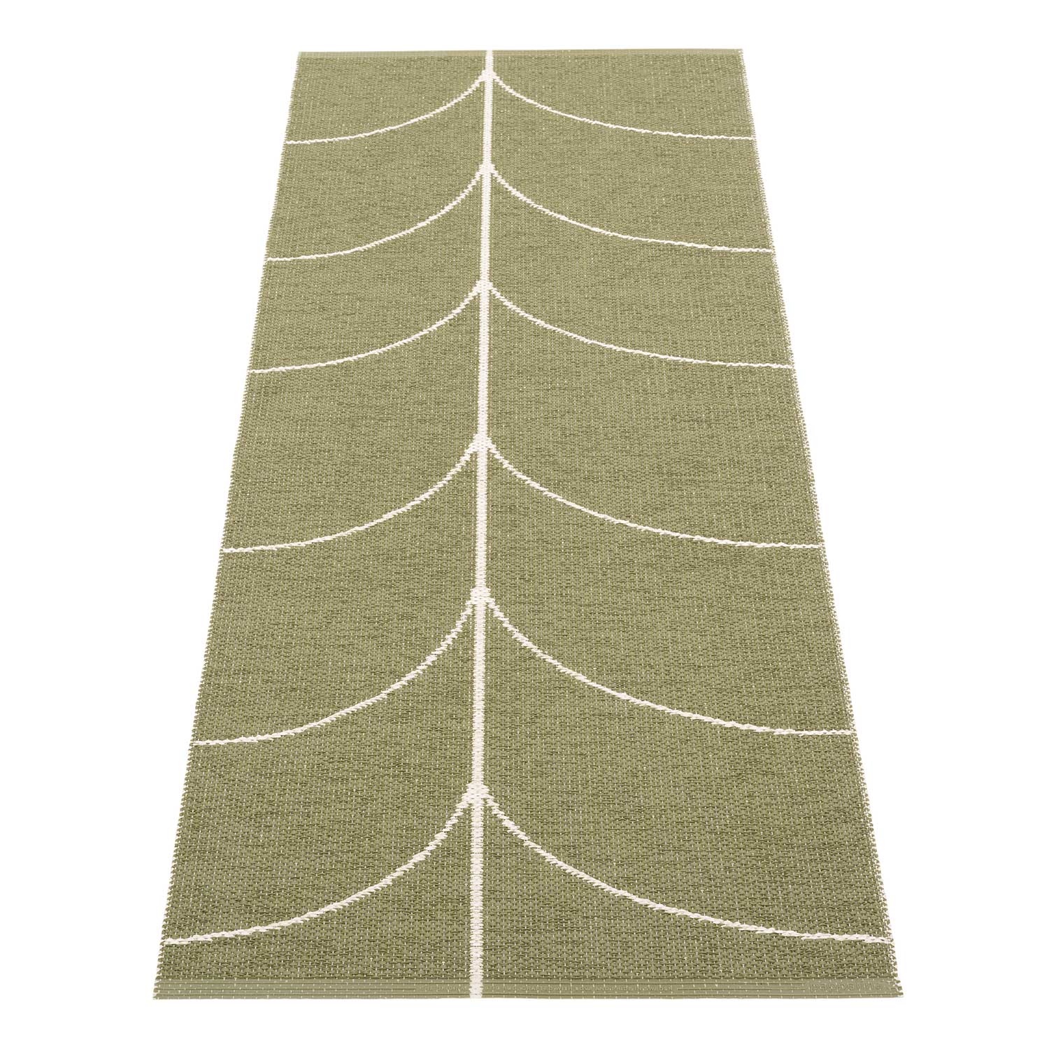 Pappelina - Leif Teppich 70x180 cm pine/vanilla