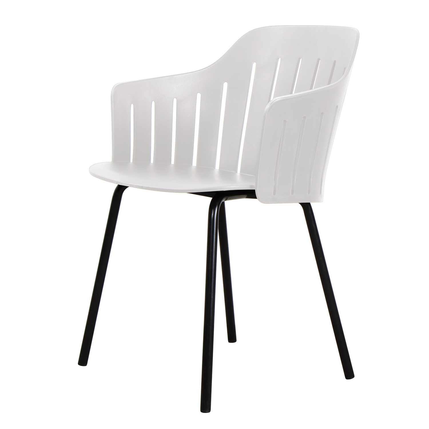 cane line choice sessel 4 beine weiss 54500PPW 54504SS 98643