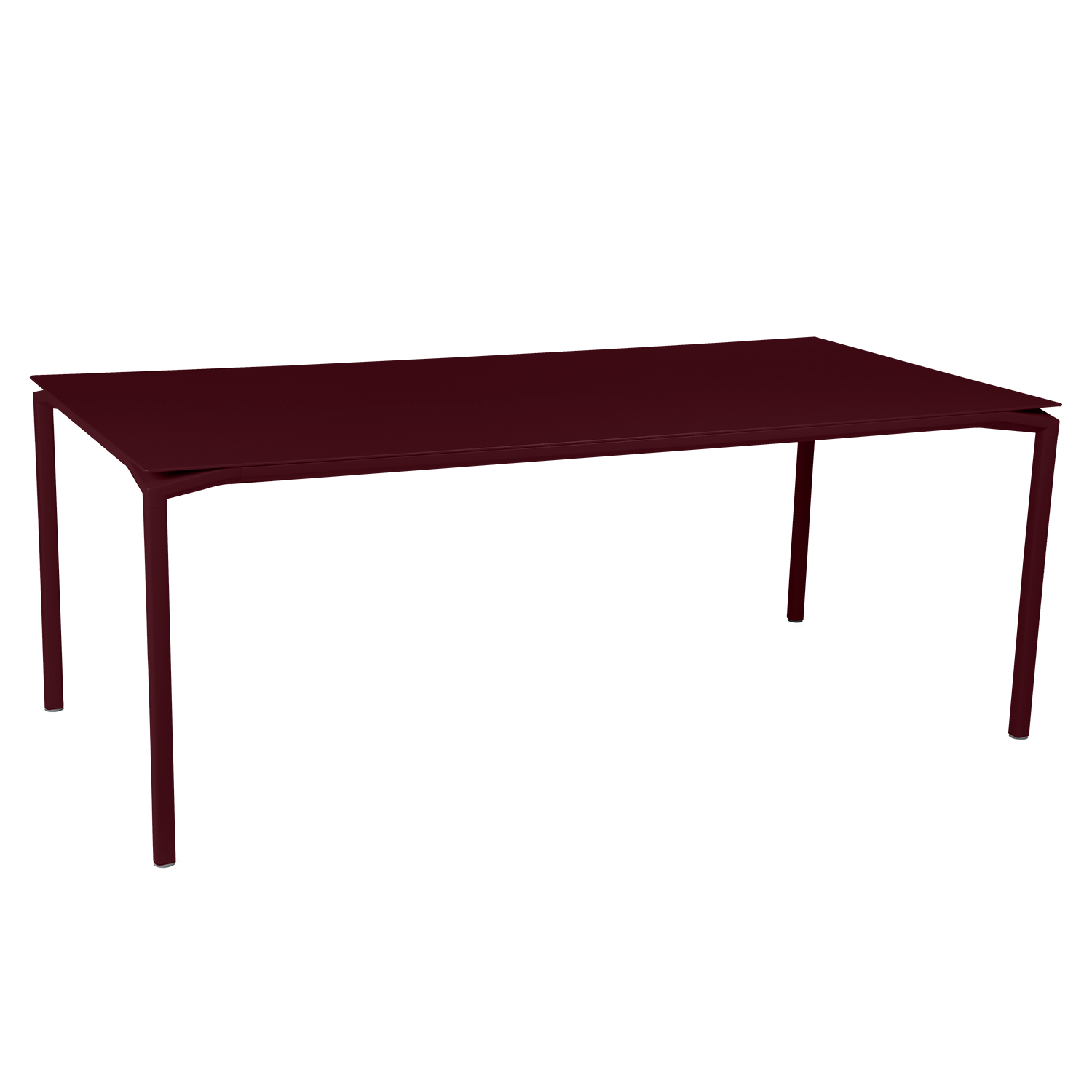 fermob calvi tisch 195x95cm schwarzkirsche 8740B9 105594