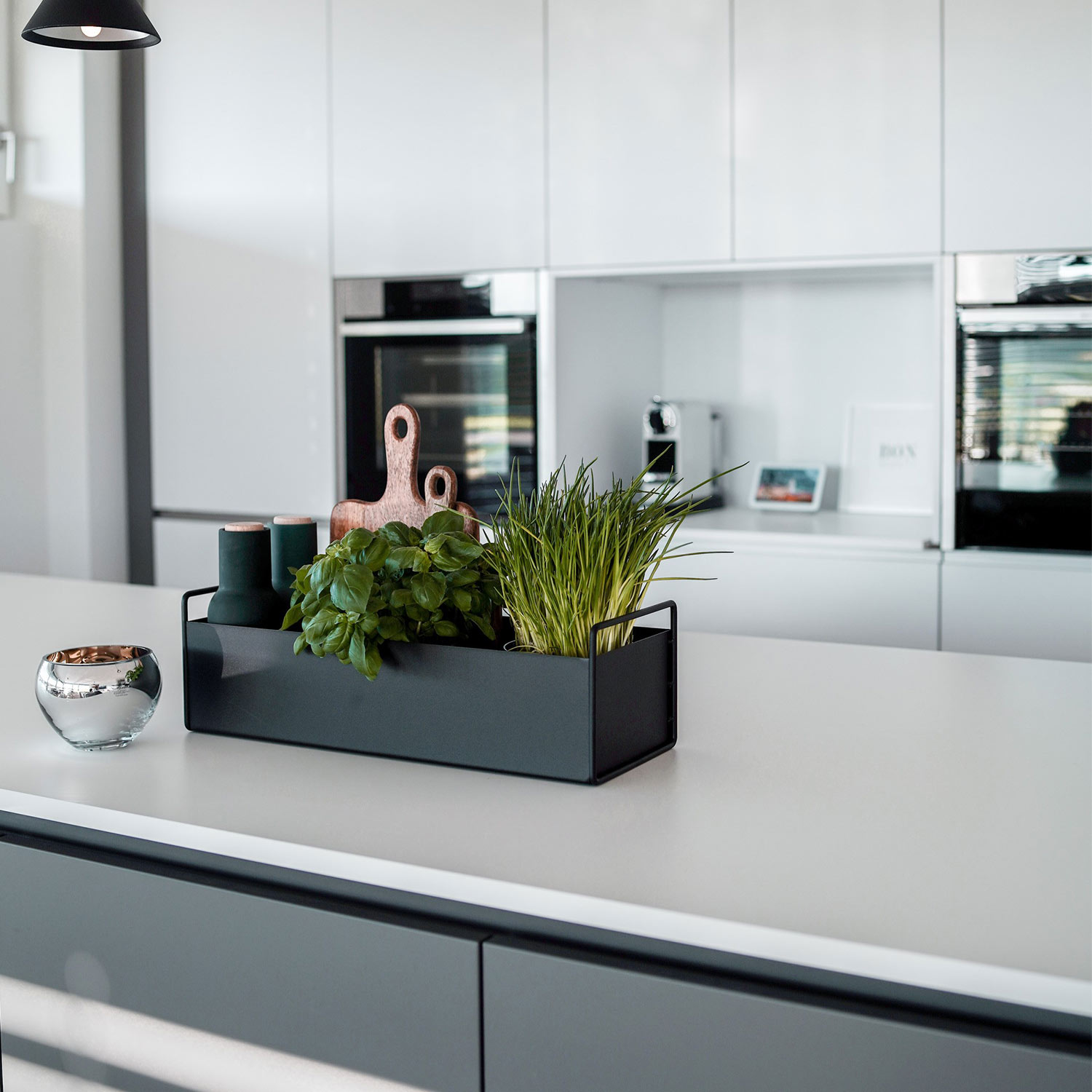 ferm living plant box small schwarz 63940