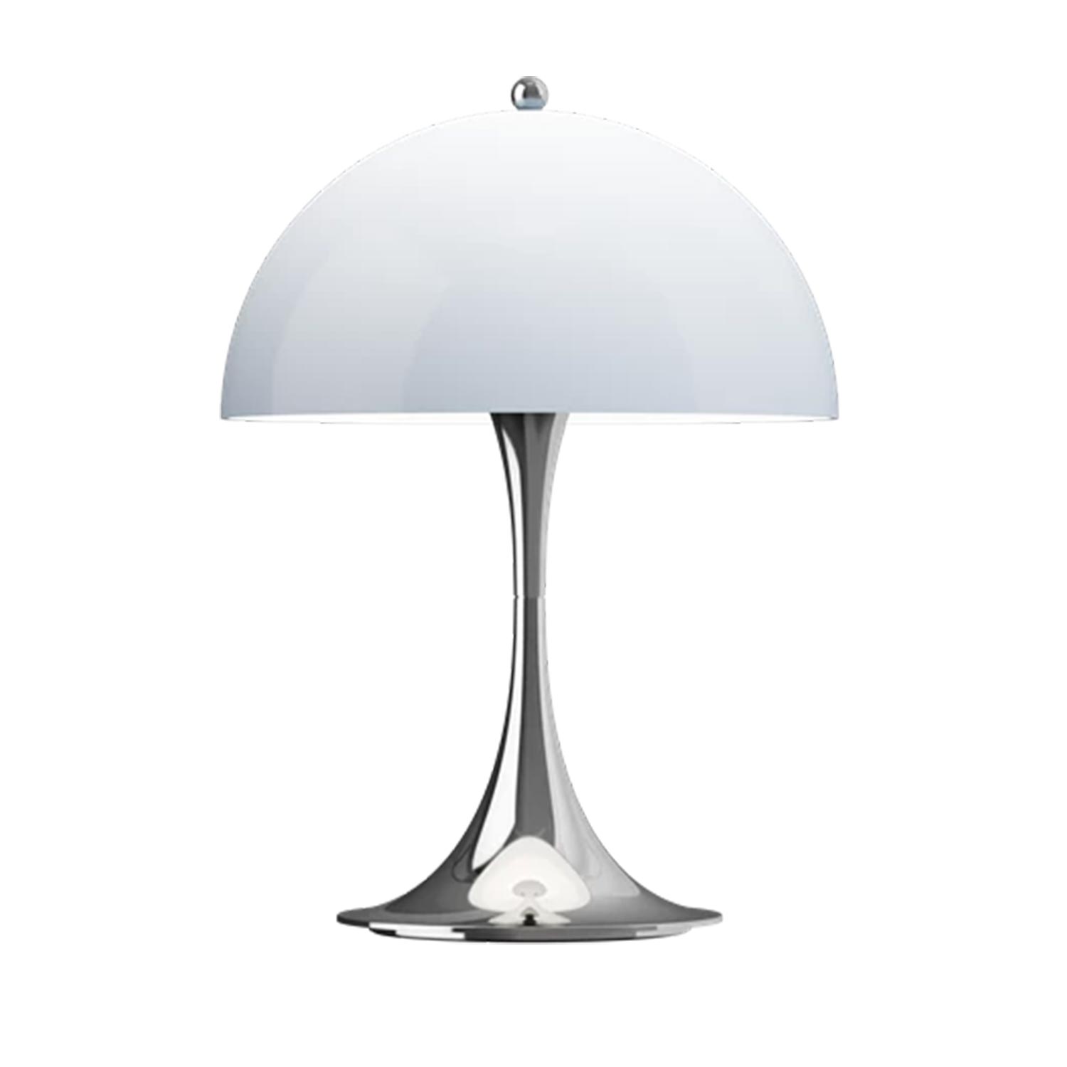 Louis Poulsen - Panthella 250 Tischleuchte Chrom opal blau-g