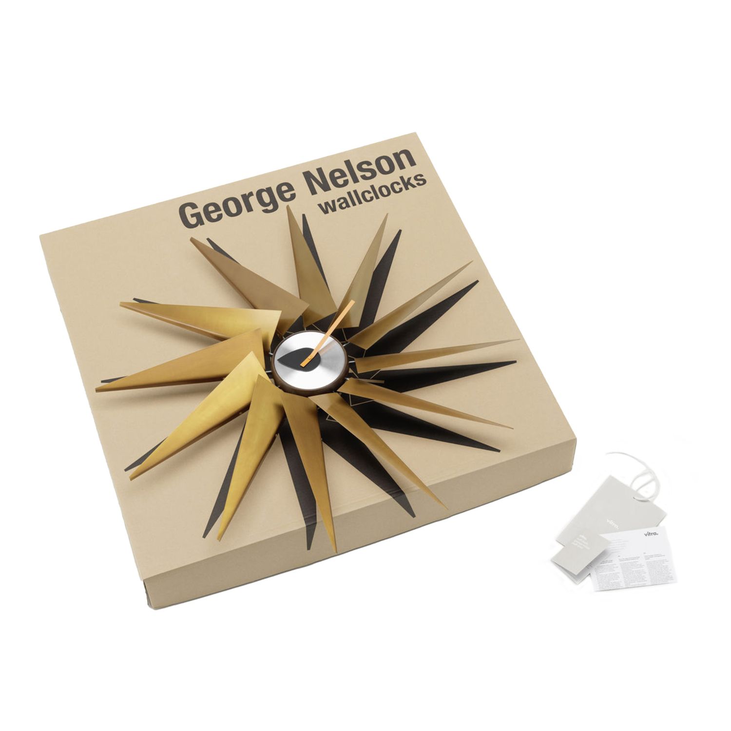 Vitra - Turbine Clock messing/aluminium