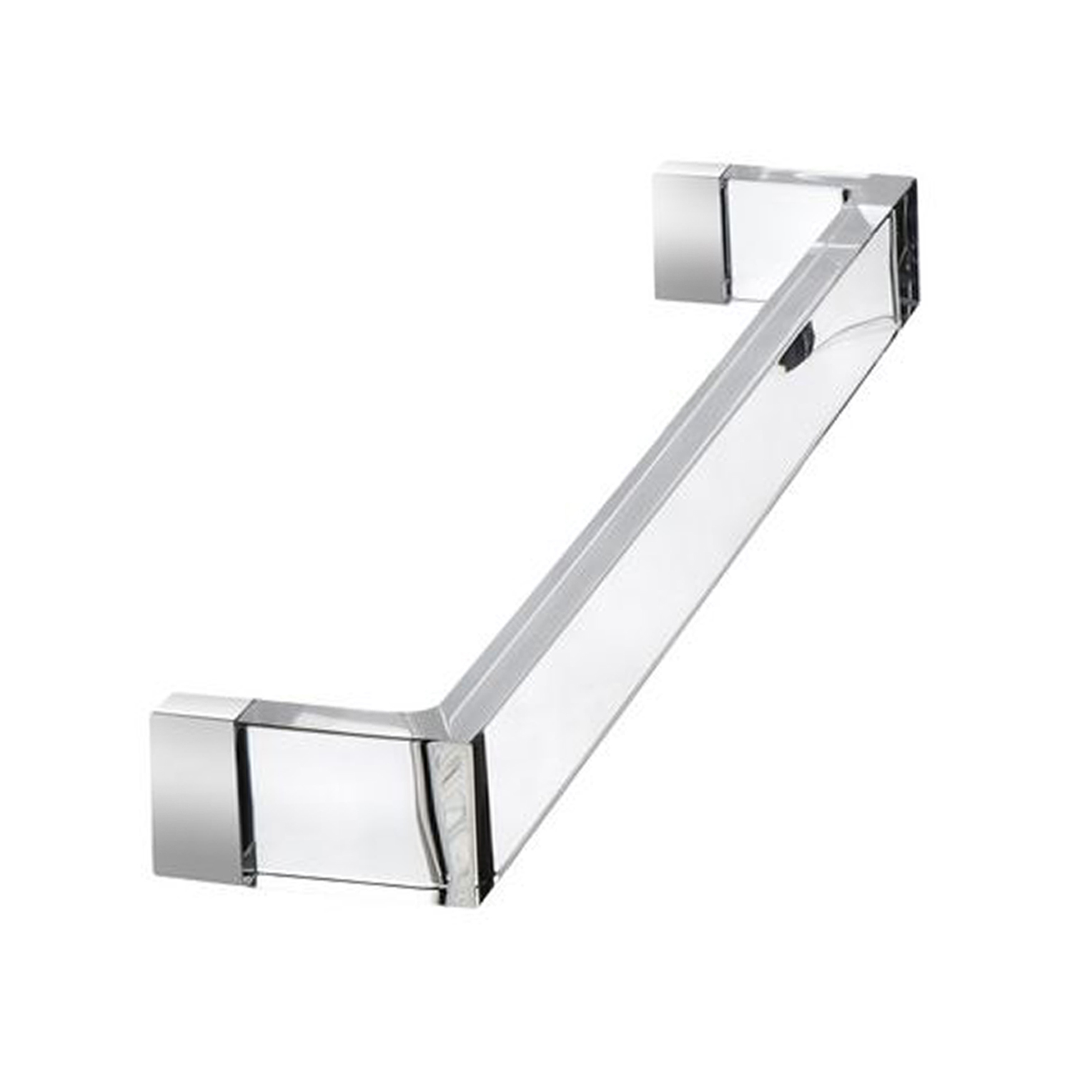 2 Rail Handtuch wei transparent schrg