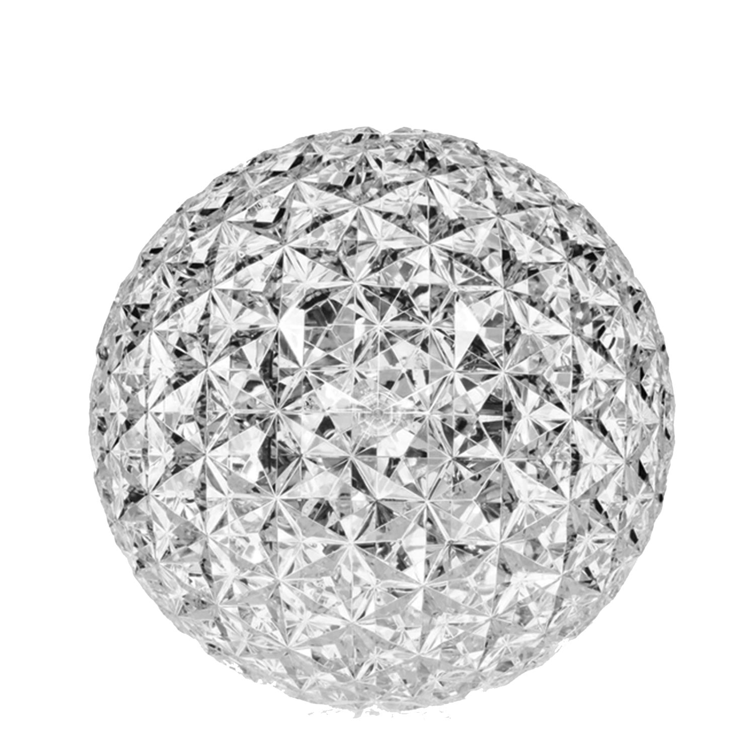 kartell planet appoggio leuchte glasklar oben freisteller 41435