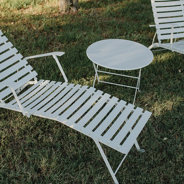 fermob bistro tisch mit liege 52845