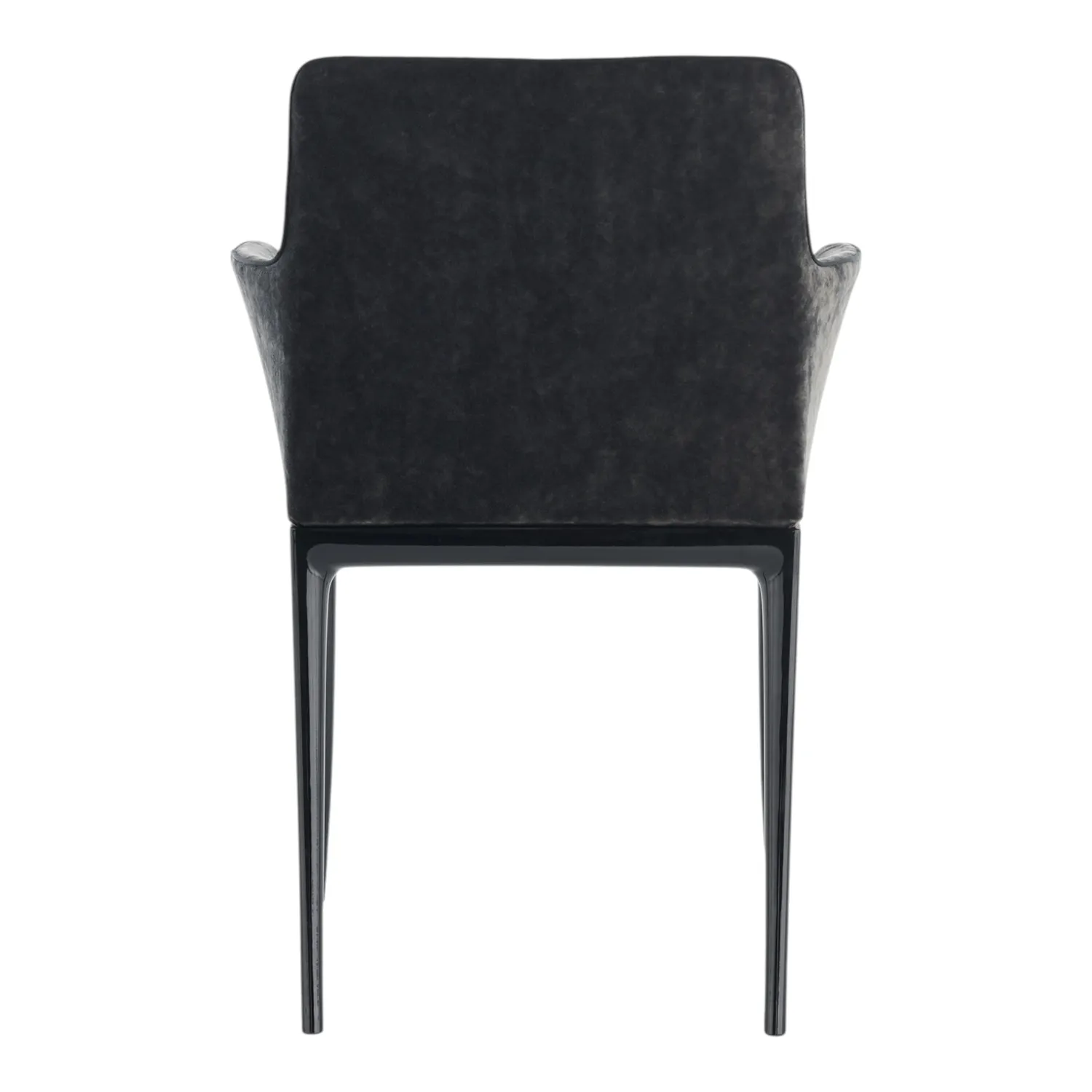 Kartell - Lillybet Kleiner Sessel Velvet schwarz/anthrazit