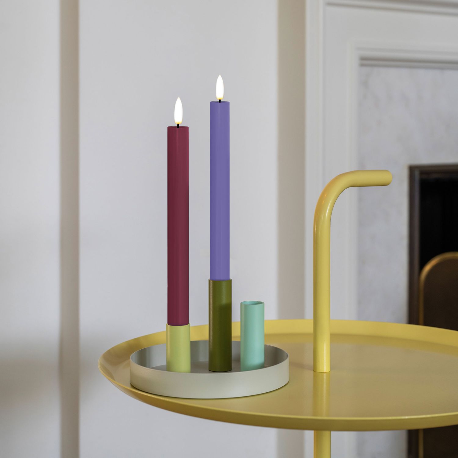 REMEMBER - LED Stabkerzen-Set Tore