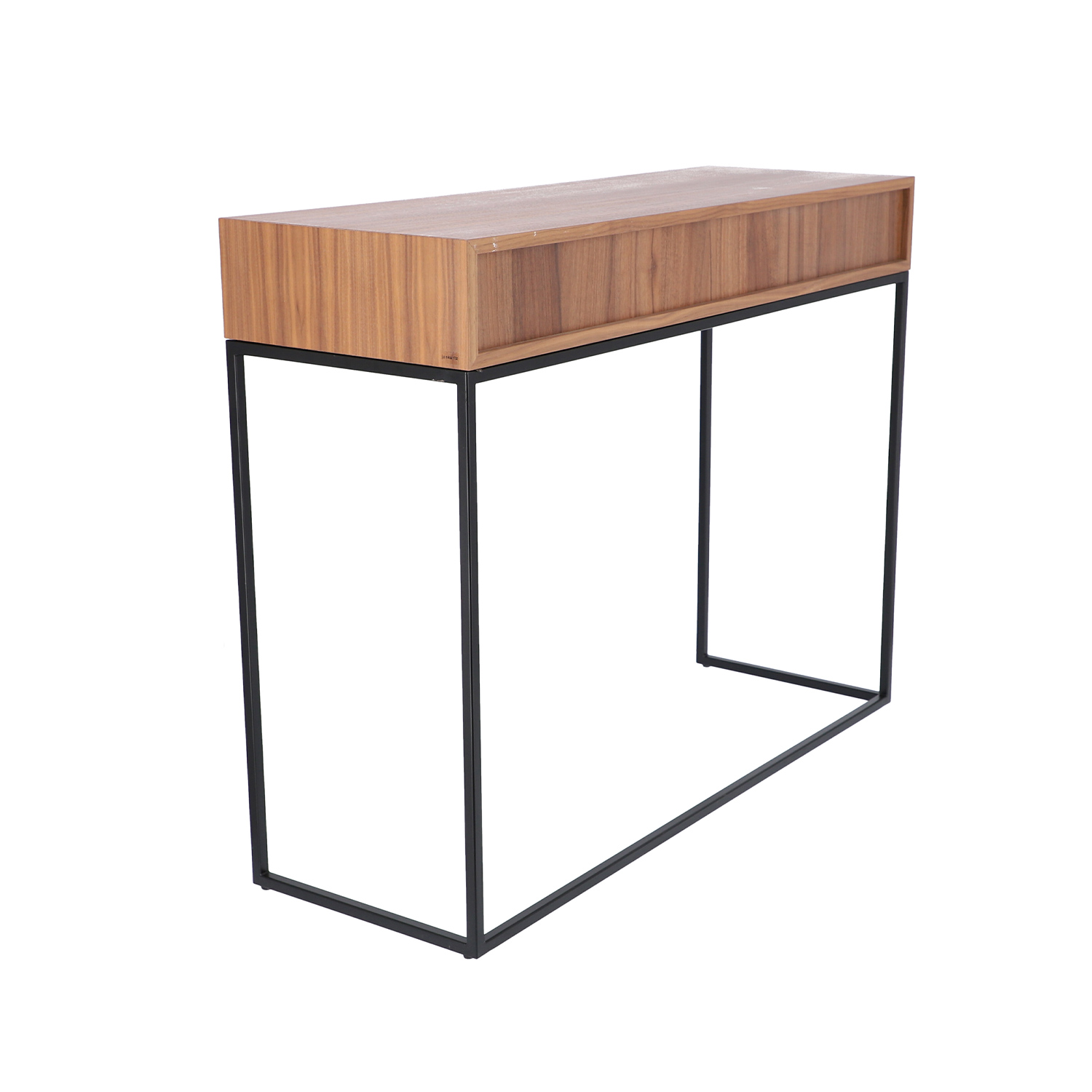 jan kurtz dina konsolentisch schublade schwarz nuss hinten 73044