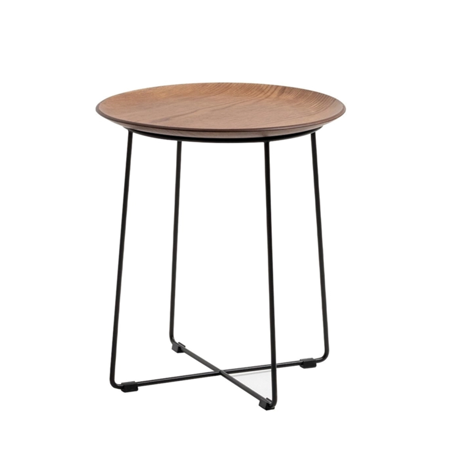 kartell al wood beistelltisch gestell schwarzfreisteller1 90660