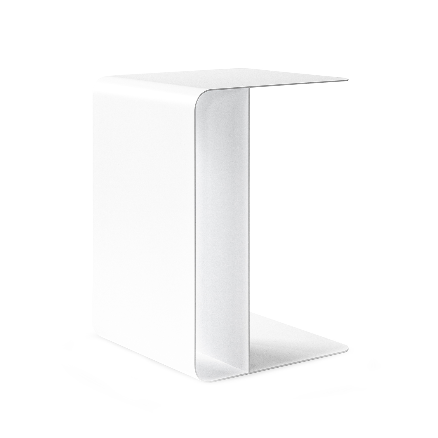 Metallbude - Cosmo Beistelltisch weiß