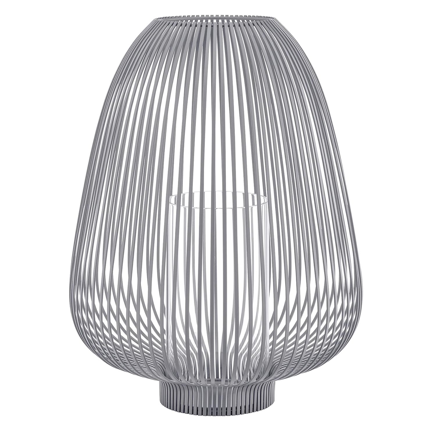 blomus - LYVA Laterne L steel gray