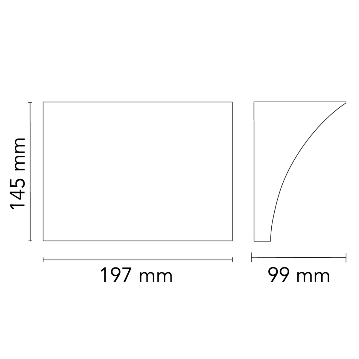 flos pochette up down wall led abmessungen 102069