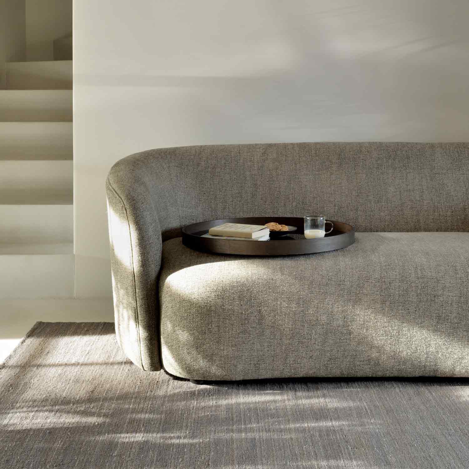 ash ethnicraft 3 sitzer sofa ellipse ambiente wohnzimmer nah 88173