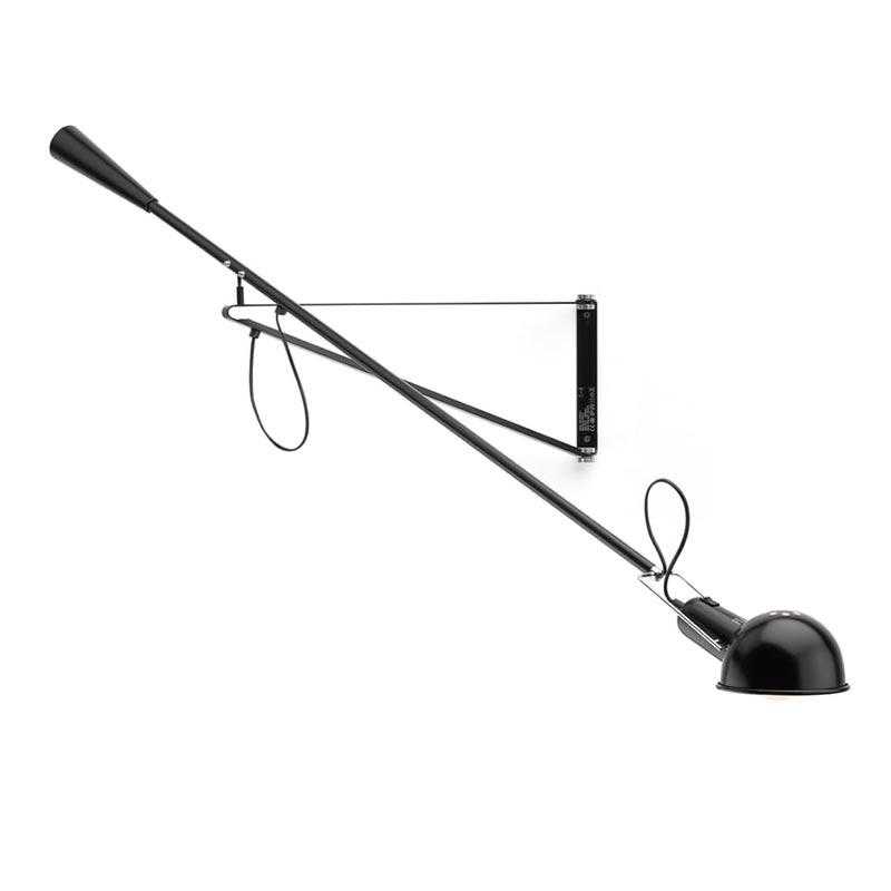 flos 265 small ceiling wall schwarz 103065