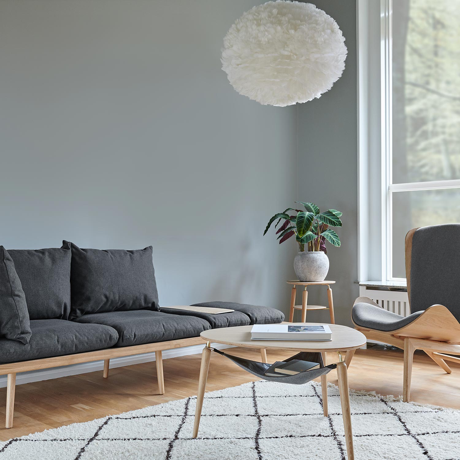 umage hang out beistelltisch eiche wohnzimmer 58580