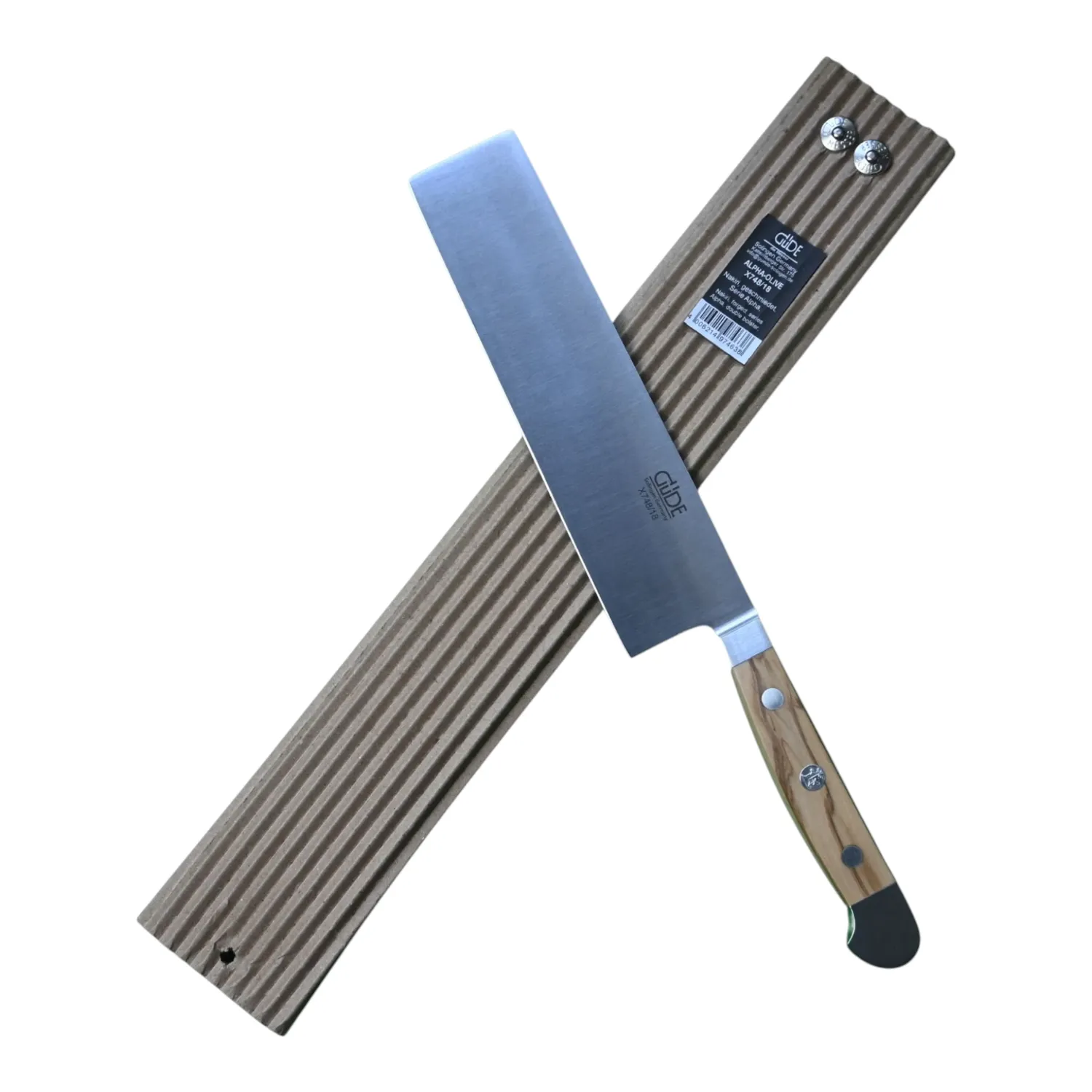Güde - Nakiri Gemüsemesser 18 cm Serie Alpha-Olive