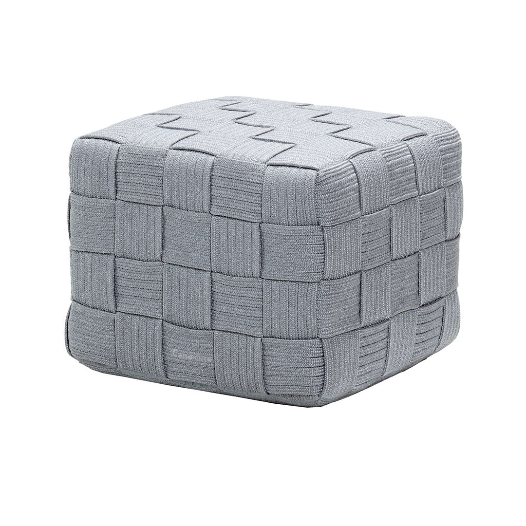 cane line cube hocker hellgrau 67100