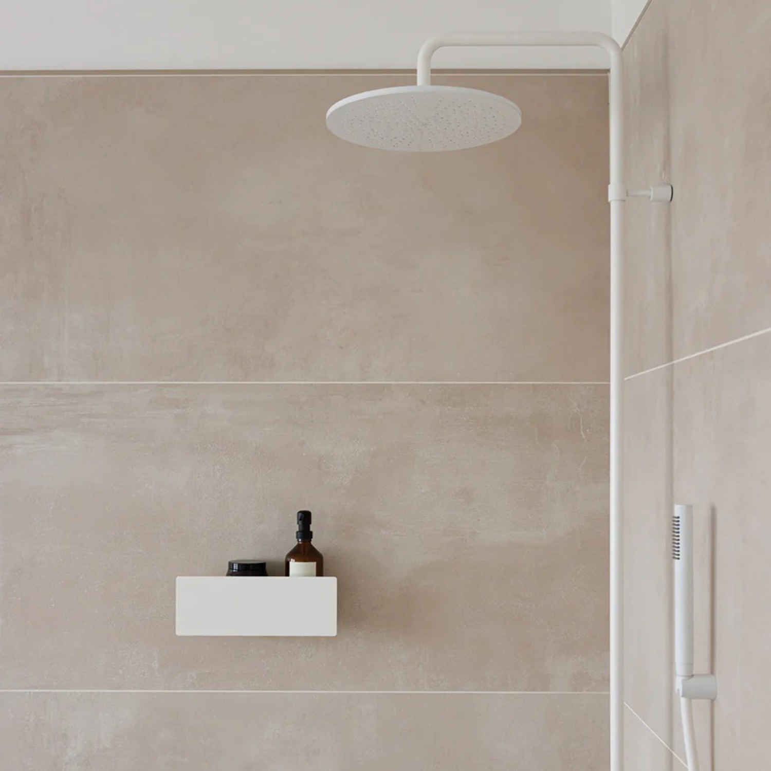 metallbude shea duschablage 30 weiss dusche 96669