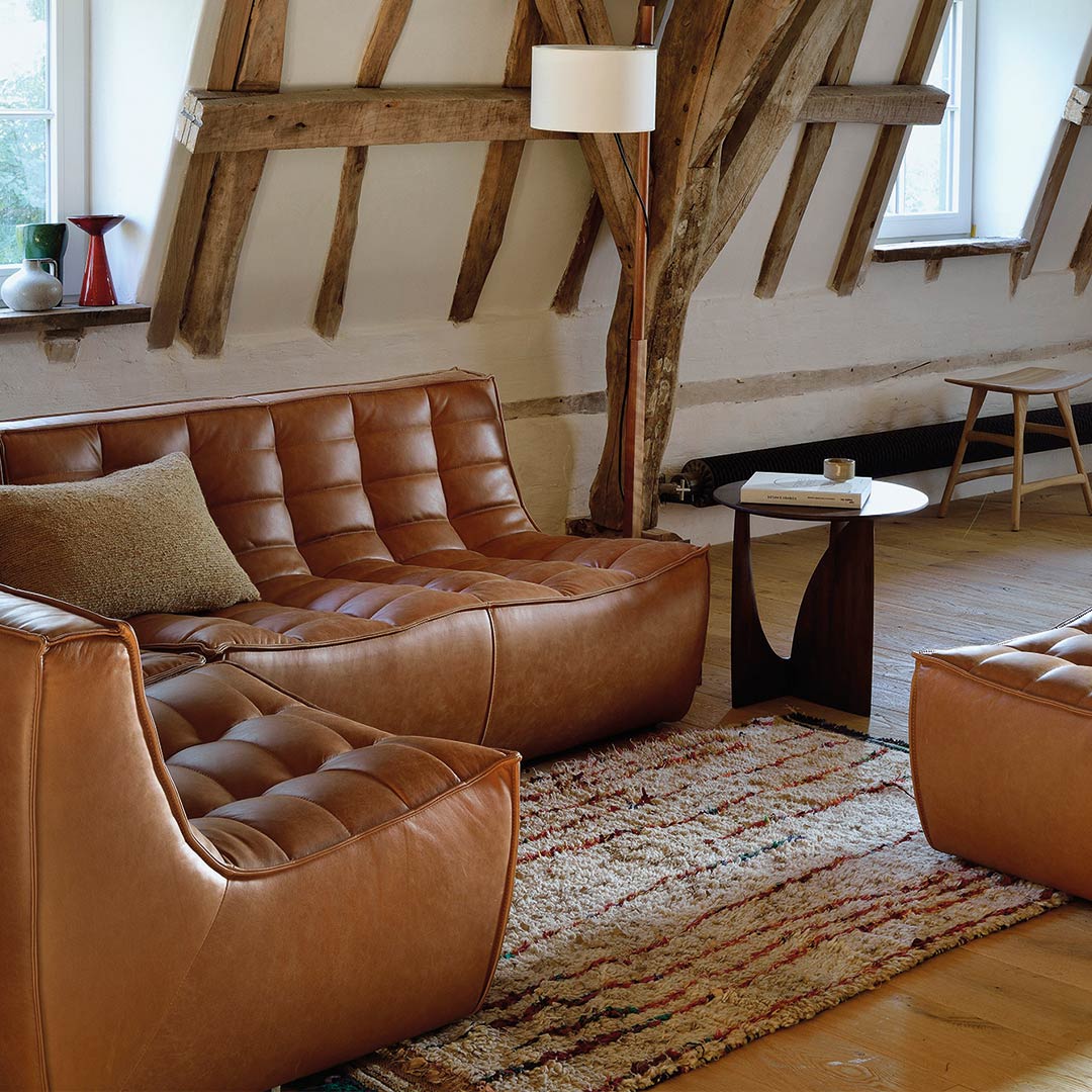 ethnicraft n701 sofa leder ambiente ecksofa 84035