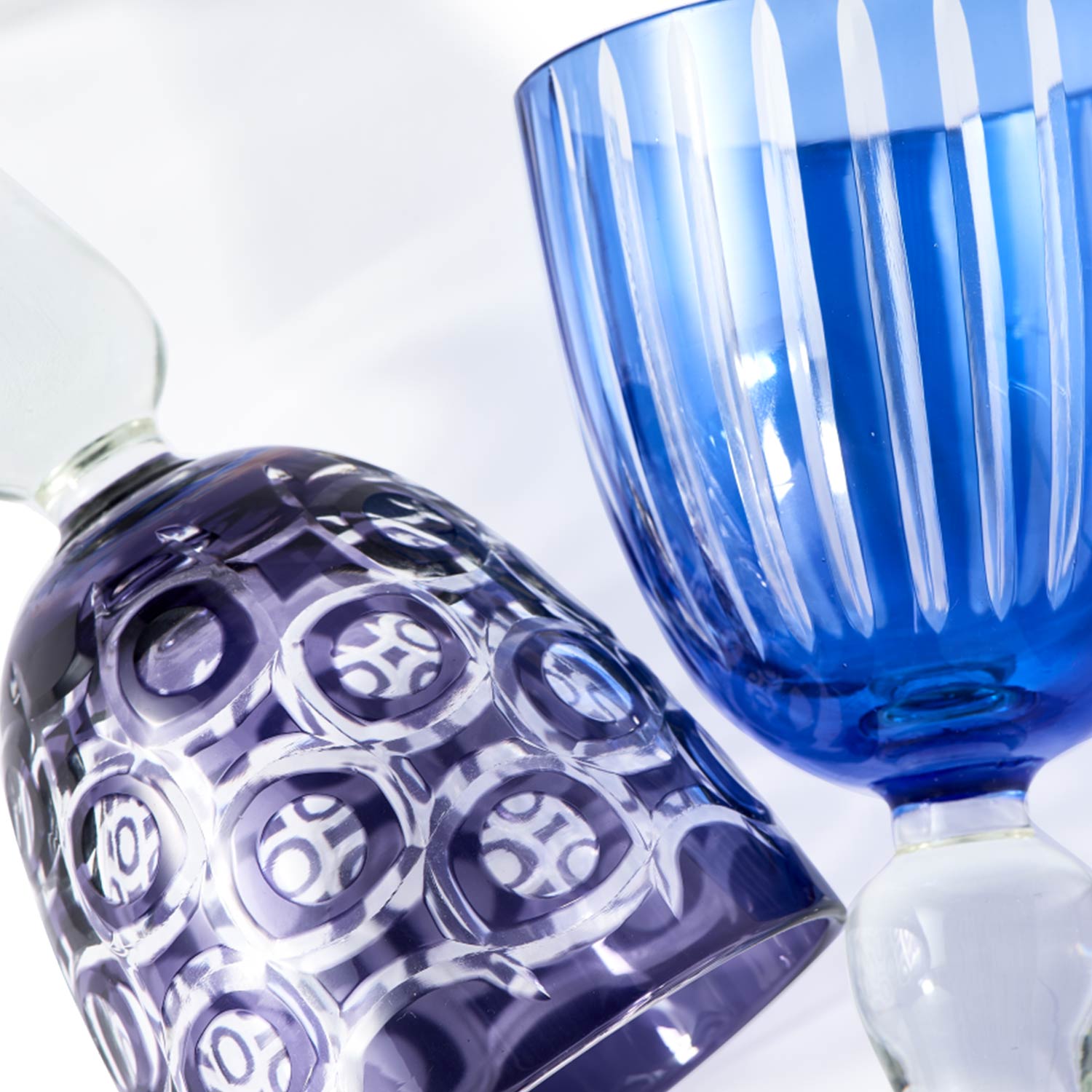 Pols Potten - Cobalt Weingläser Mix 6er-Set