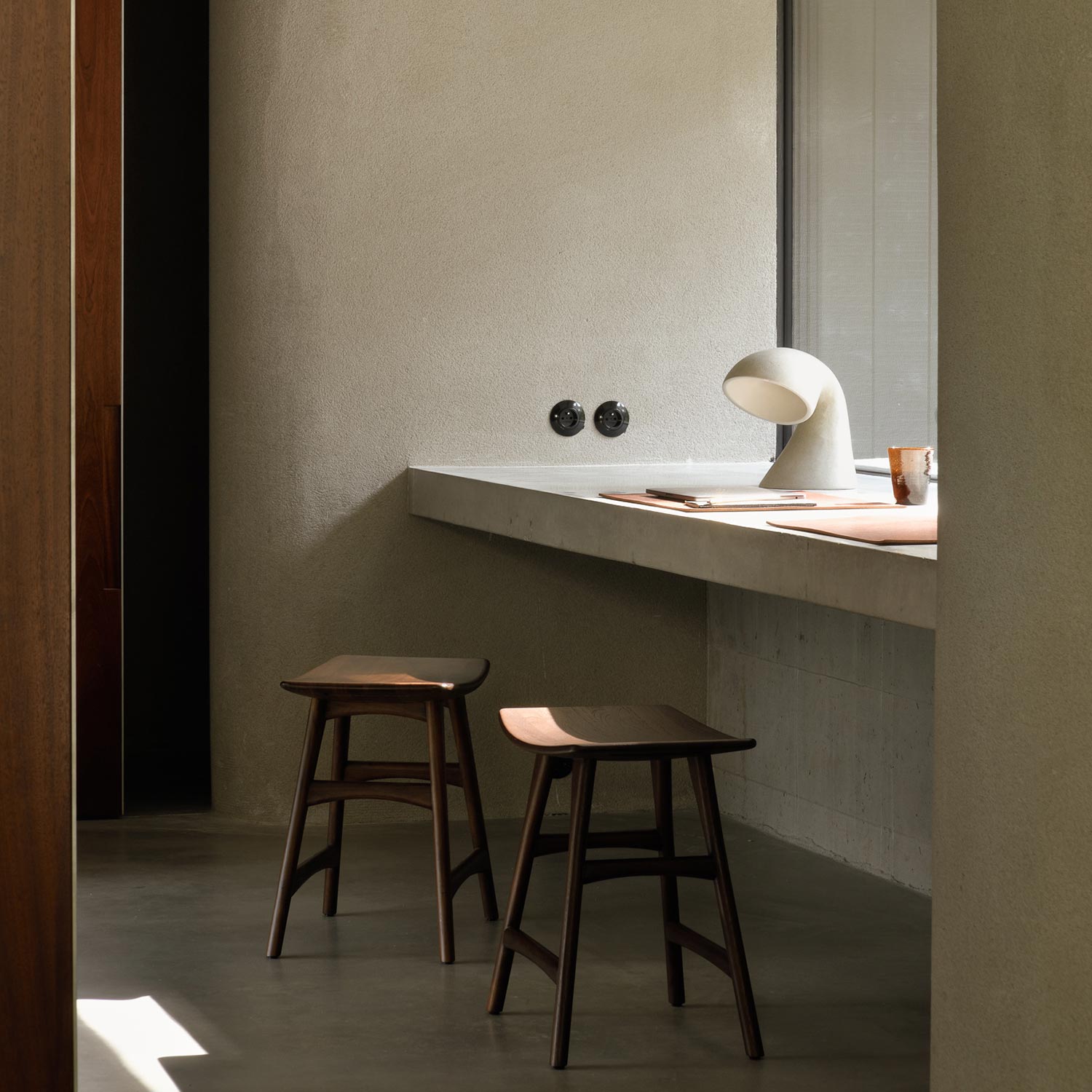 holzhocker osso teak ethnicraft 97323