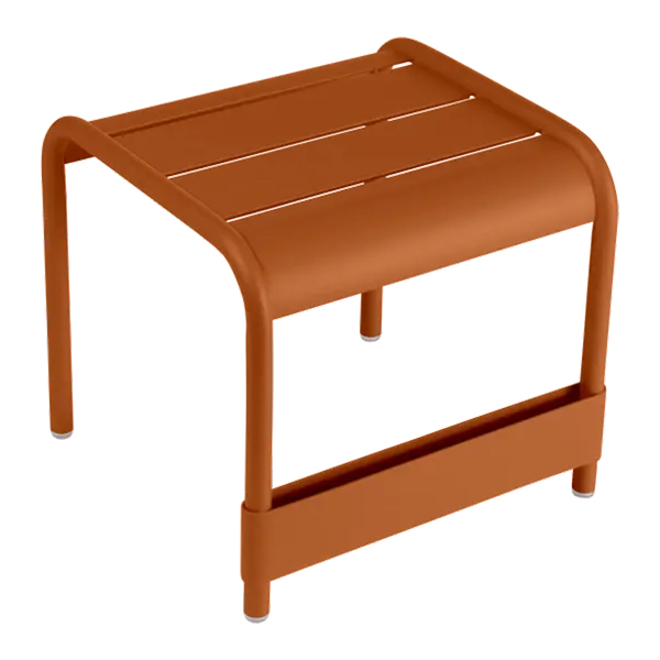 Fermob - Luxembourg kleiner Tisch / Fußablage kand. Orange