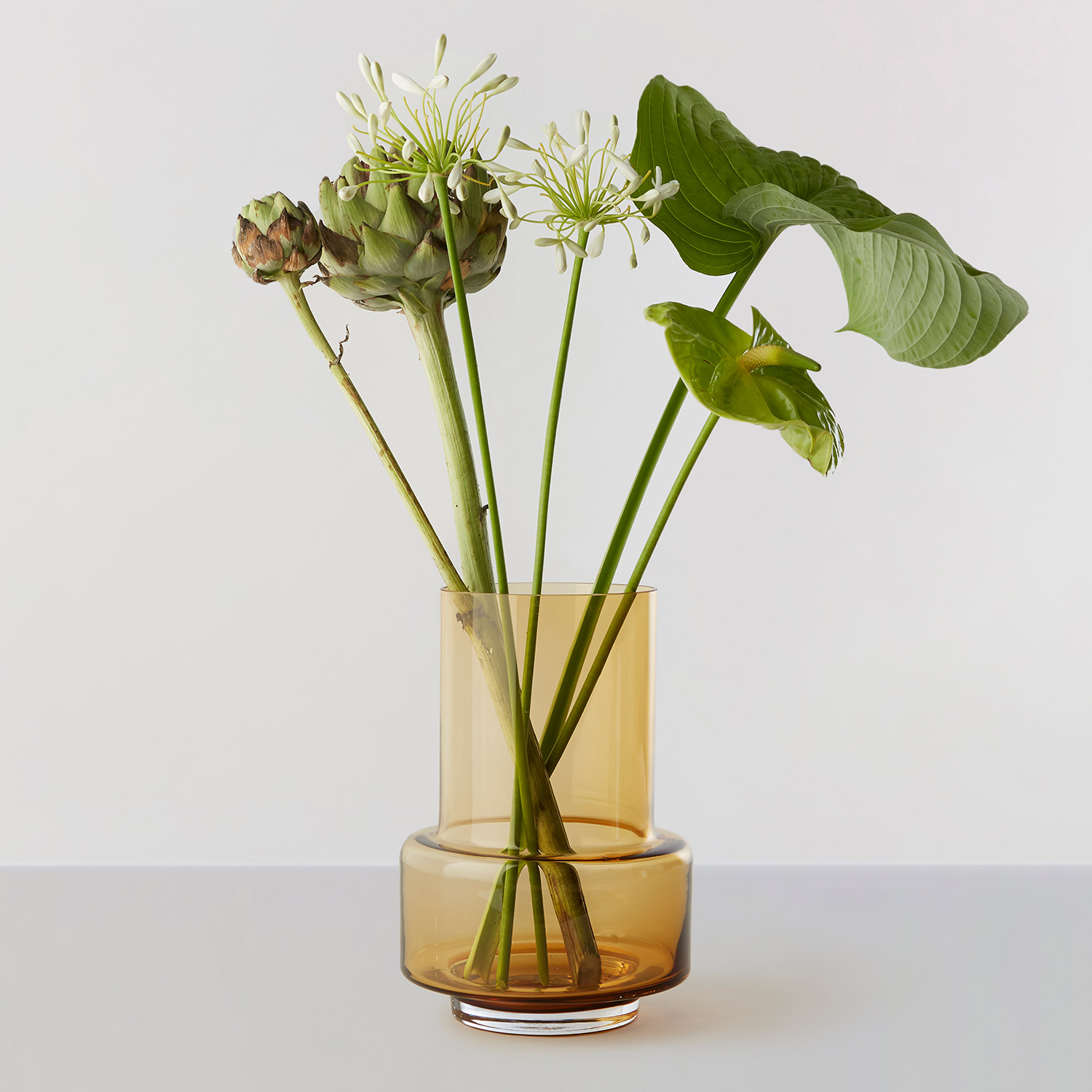 Ro Collection - Hurricane Vase No. 26 smoked grey