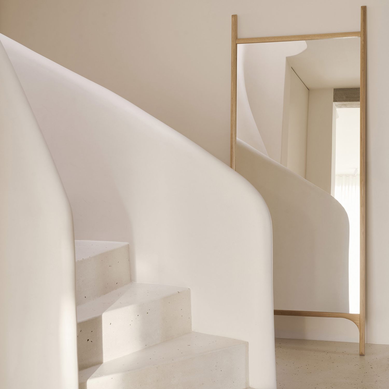 Ethnicraft - PI Bodenspiegel mahagoni dunkelbraun groß