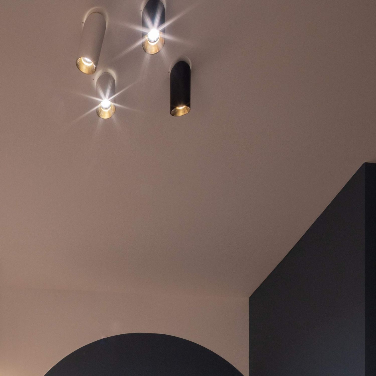 DCW - Tobo Deckenleuchte Ø 6,5 cm schwarz