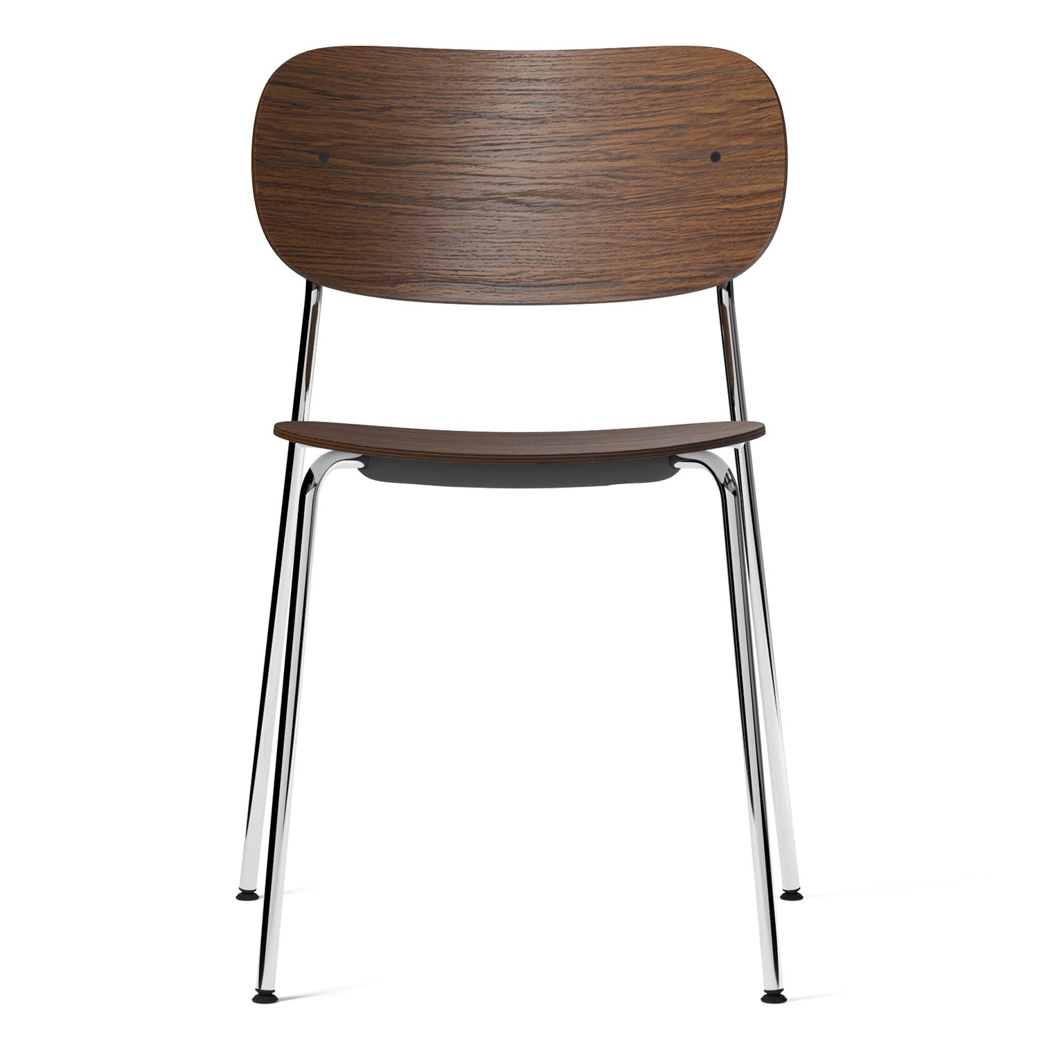 Audo - Co Dining Chair Chrom / Eiche dunkel