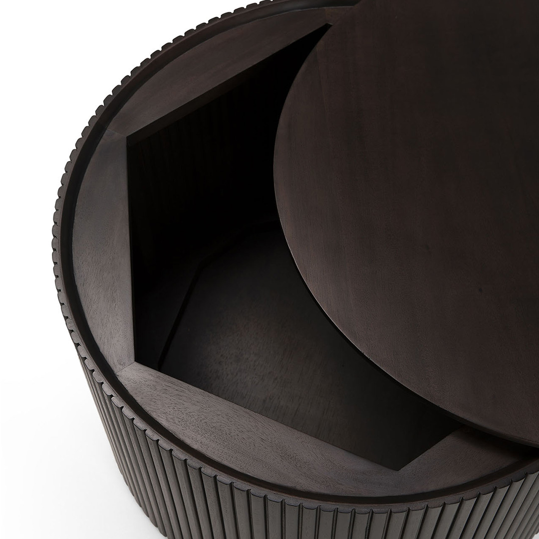 ethnicraft roller max beistelltisch rund deckel 74968