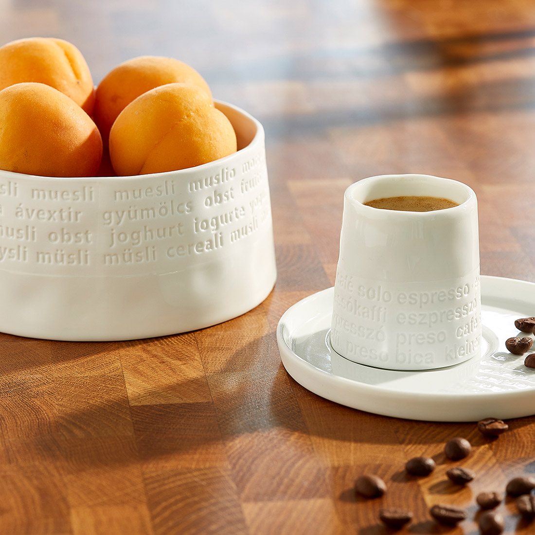 Räder Design - Raumpoesie Espressotasse mit Untersetzer