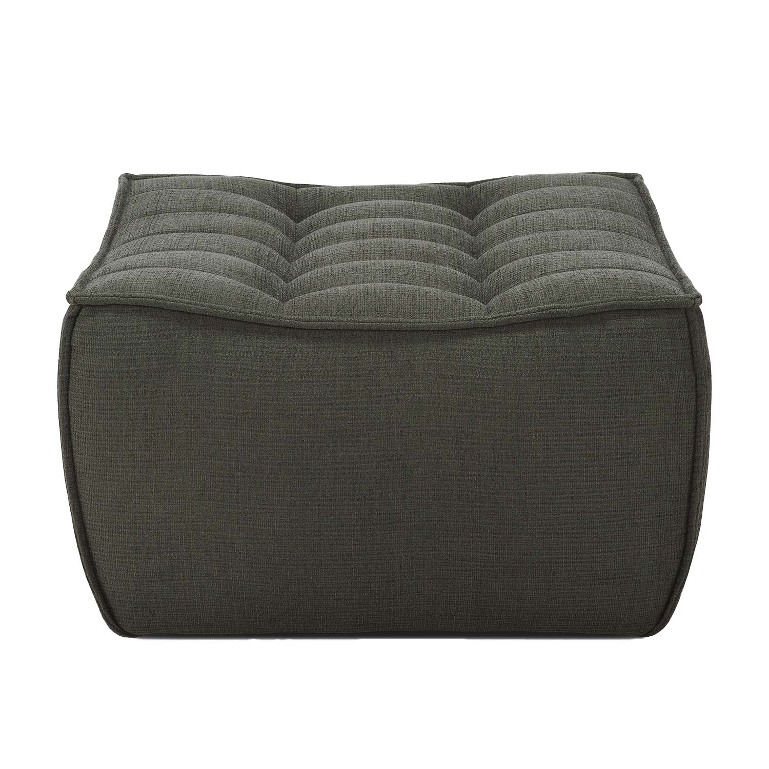 ethnicraft N701 moss Polsterhocker 20259 98465