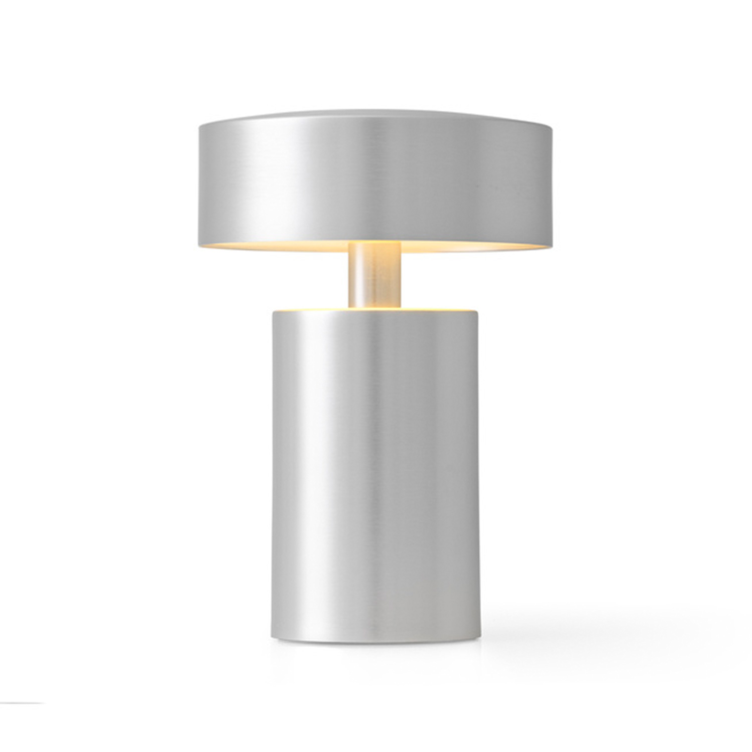 Audo - Column Tischleuchte Aluminium gebürstet