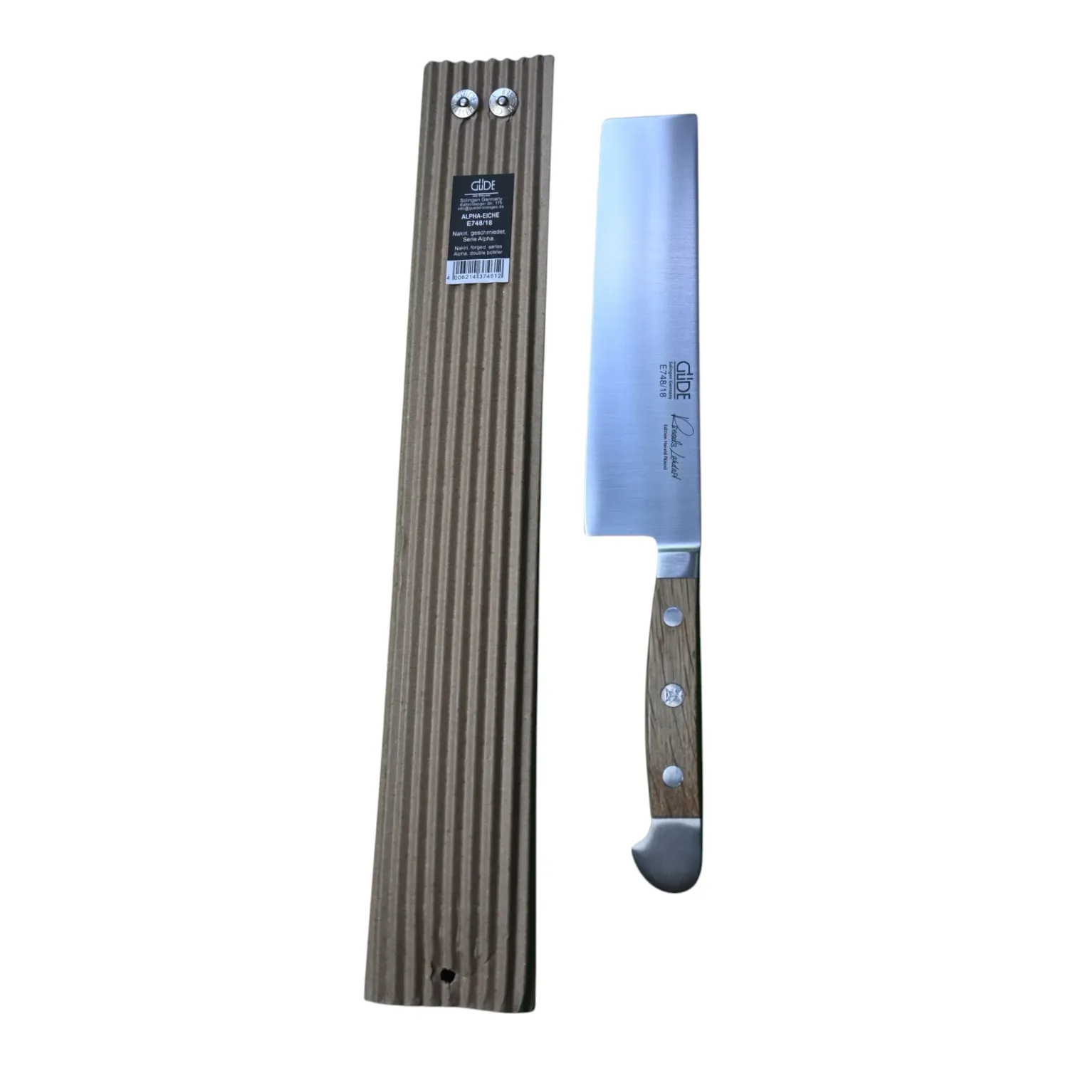 Güde - Nakiri Gemüsemesser 18 cm Serie Alpha-Eiche